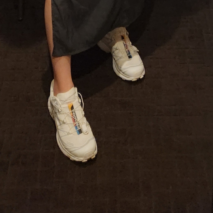 Salomon XT-6 ADV White 착용 스타일