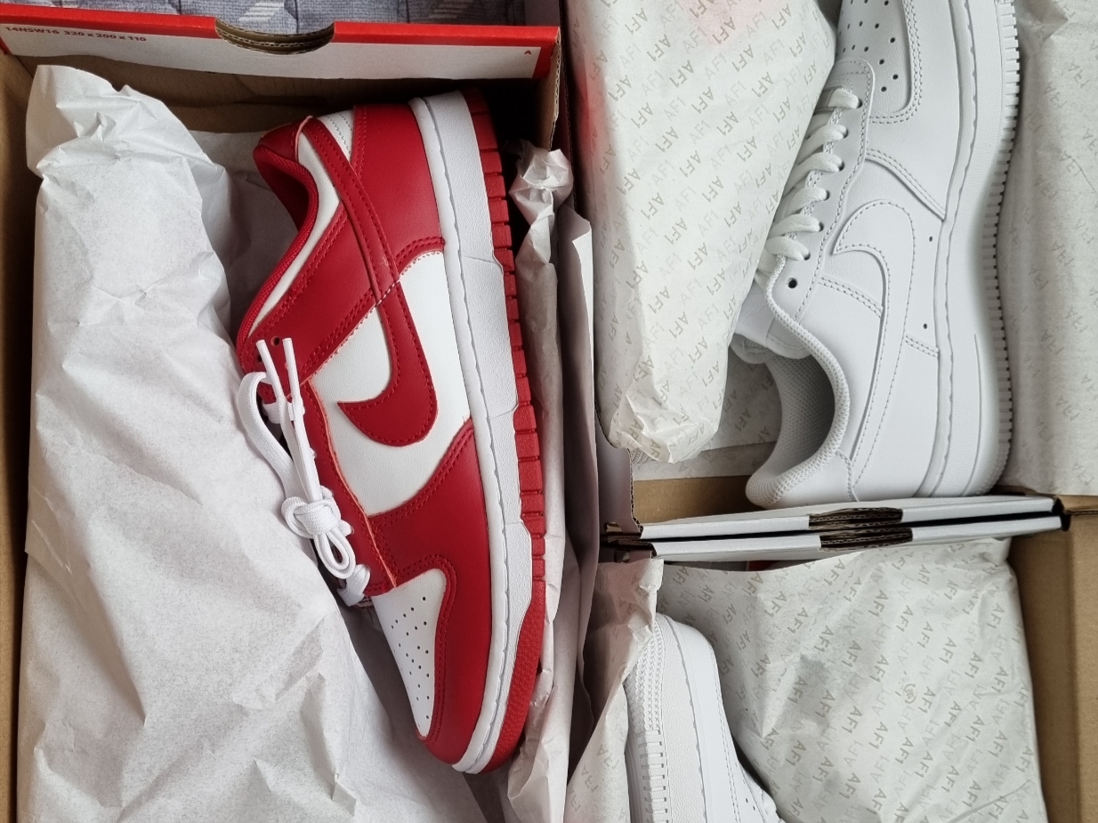 Nike Dunk Low Retro Gym Red 착용 스타일