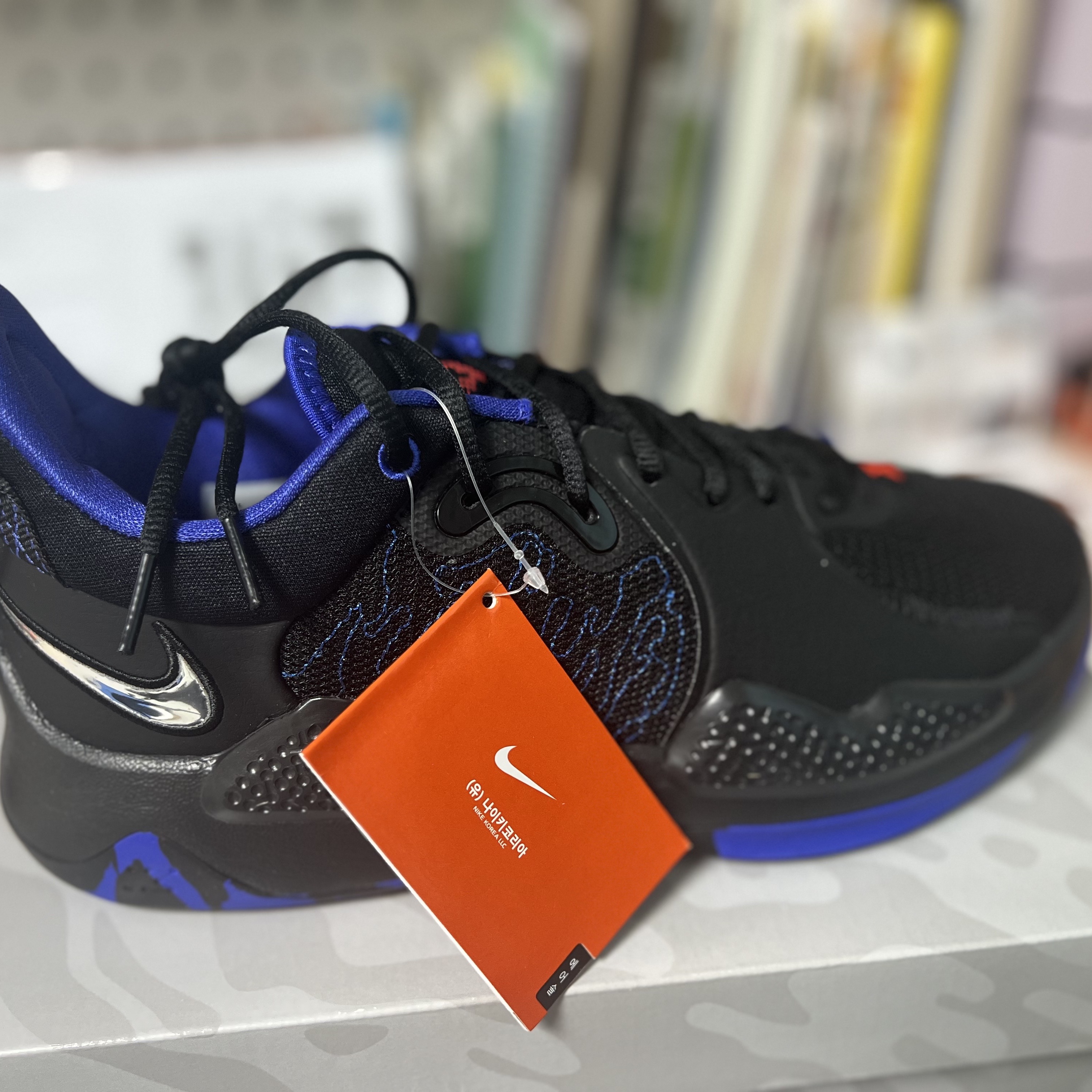 Nike PG 5 EP Black Metallic Silver 착용 스타일
