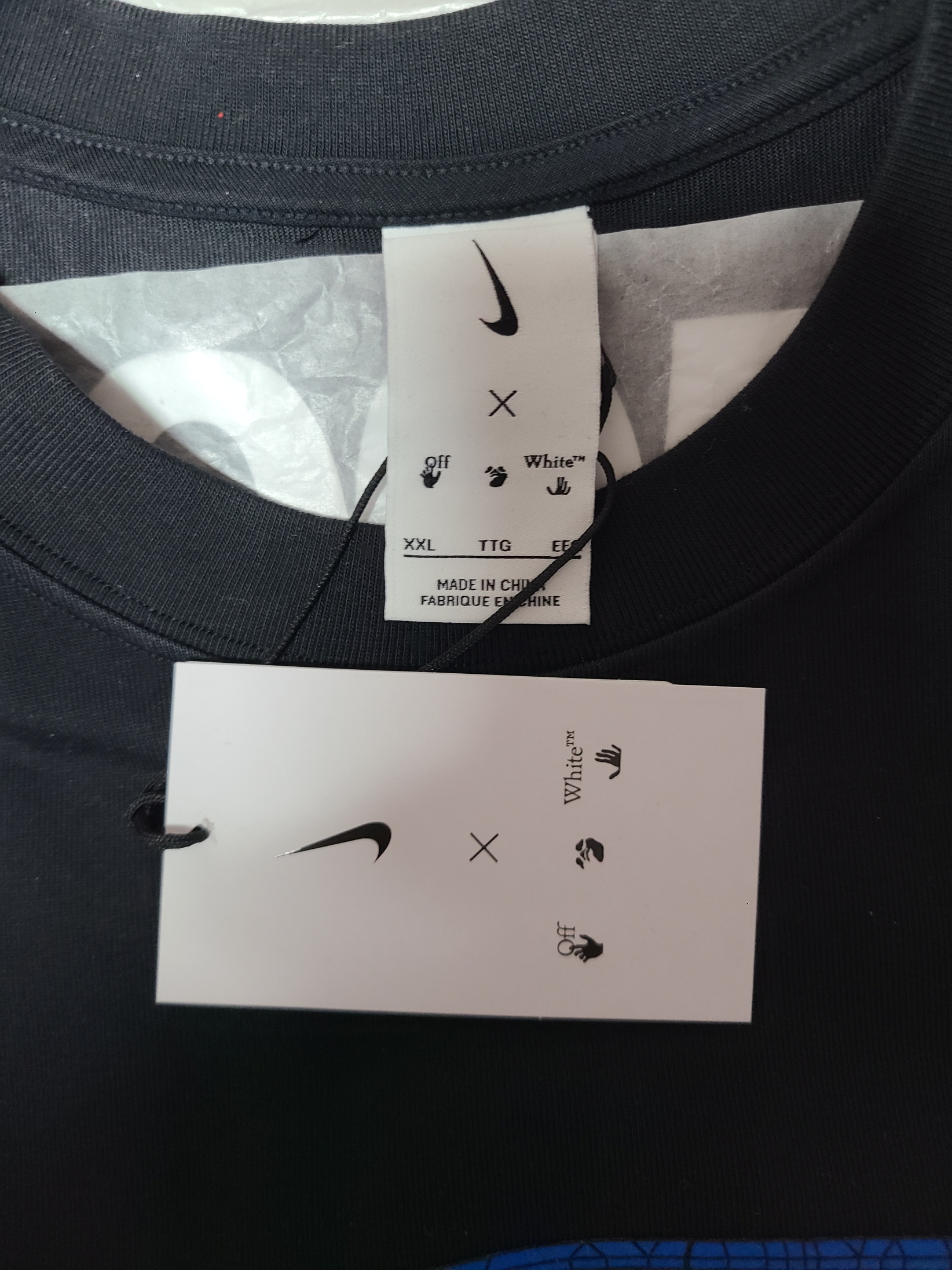 Nike x Off-White NRG T-Shirt Black - Asia, Nike x Off-White NRG T-Shirt Black - US/EU 착용 스타일 - 2