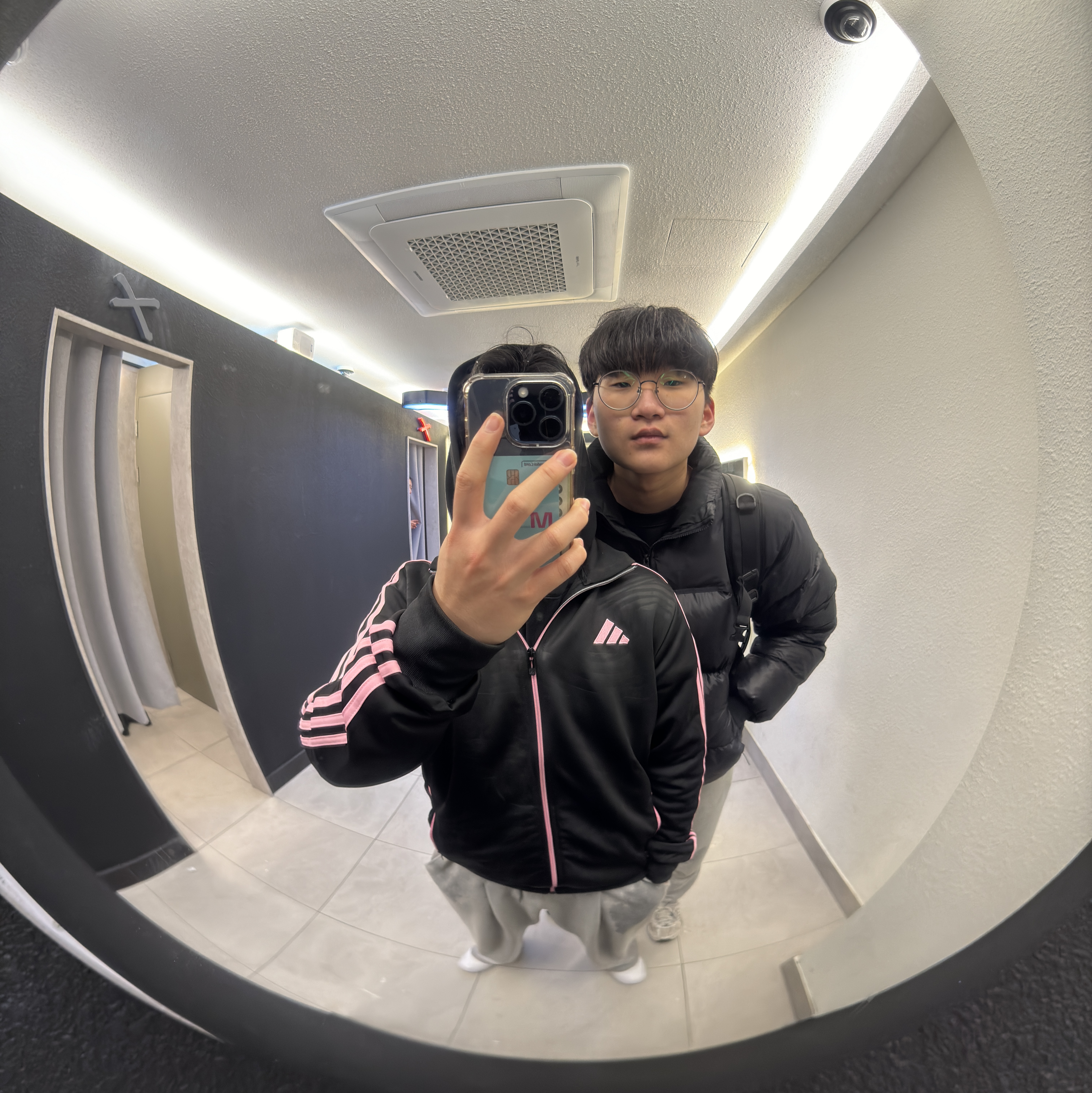 BAPE x Inter Miami CF Camo Pullover Hoodie Black, Supreme x The North Face Split Nuptse Jacket Black - 24SS 착용 스타일