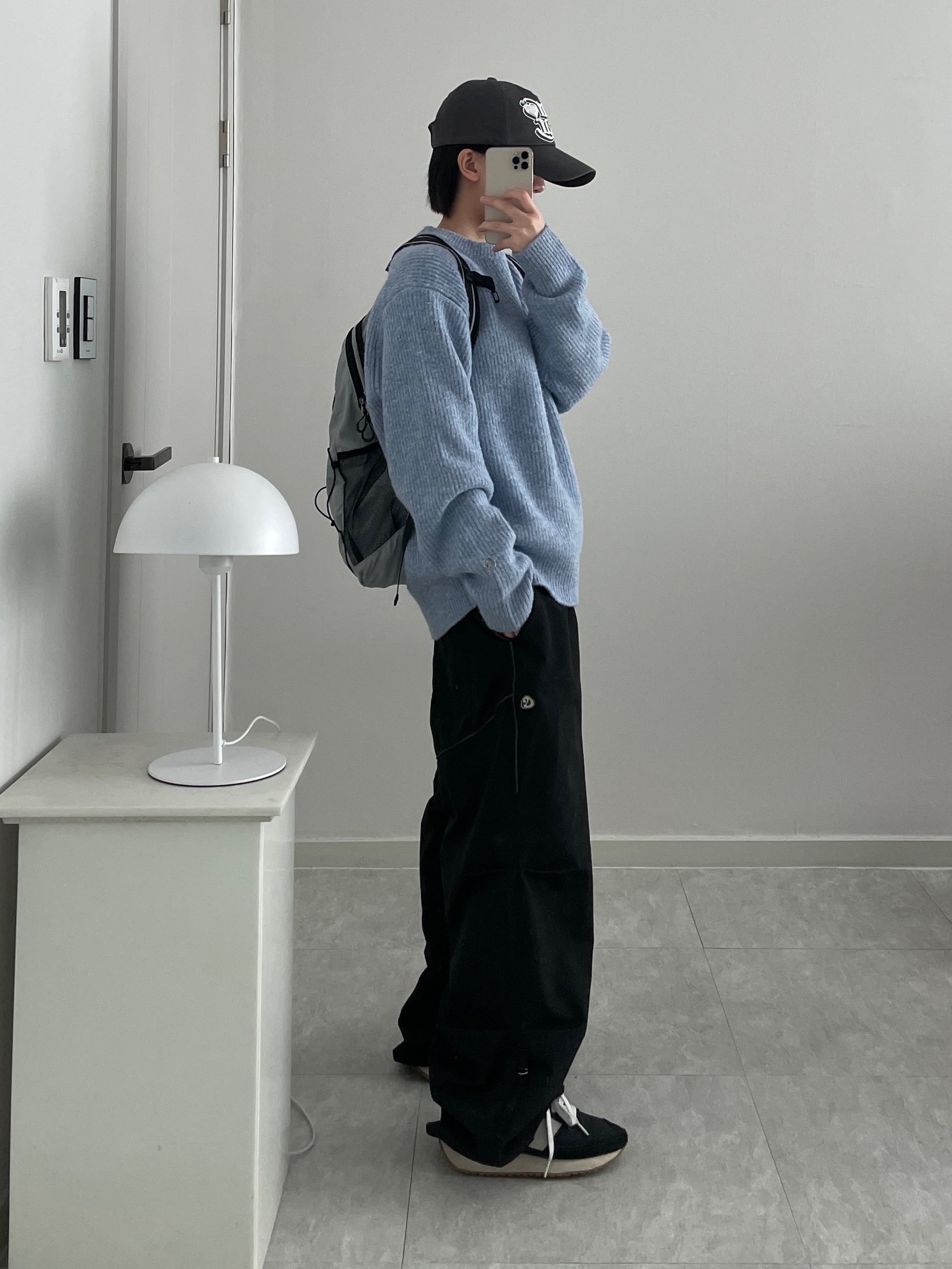 New Balance 237 Black Ivory 착용 스타일
