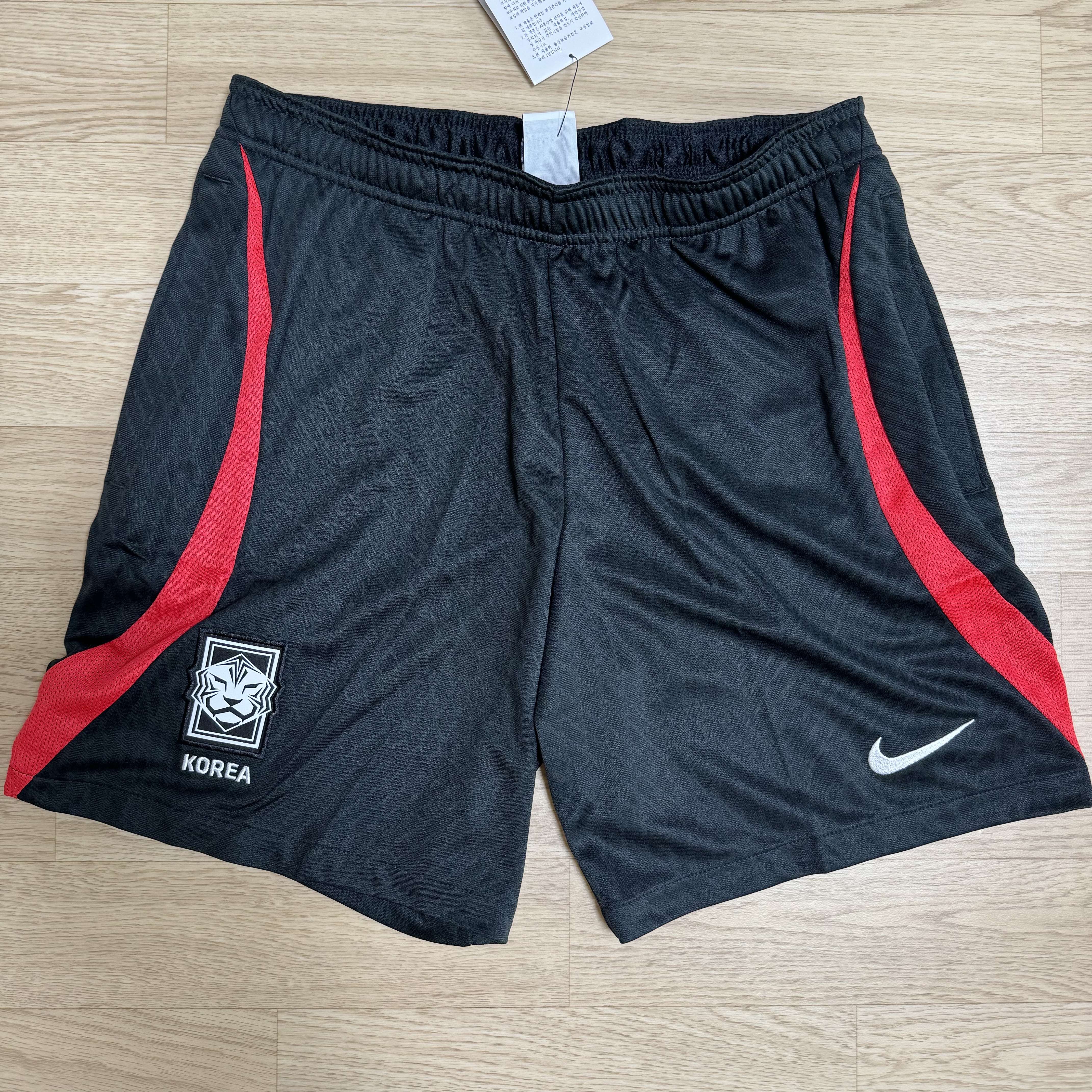 Nike Korea Strike Soccer Shorts Black 착용 스타일