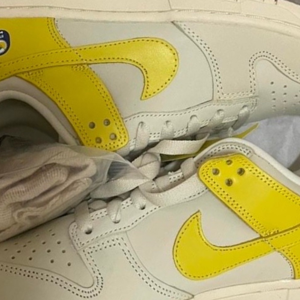 (W) Nike Dunk Low LX Banana 착용 스타일