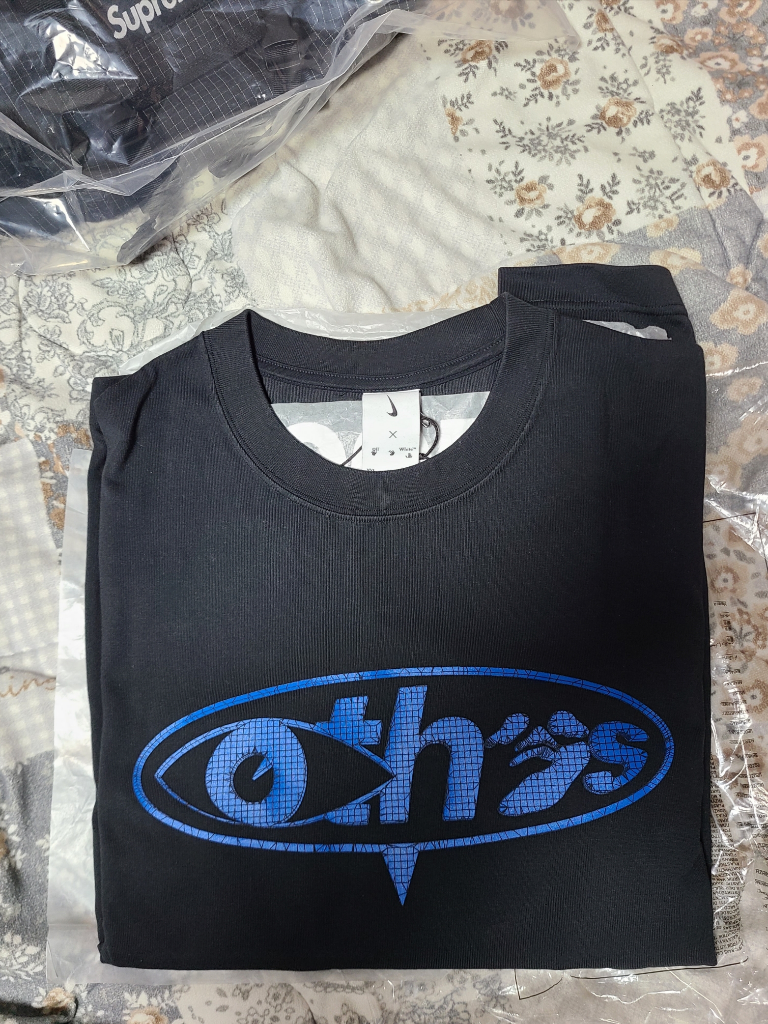Nike x Off-White NRG T-Shirt Black - Asia, Nike x Off-White NRG T-Shirt Black - US/EU 착용 스타일 - 1