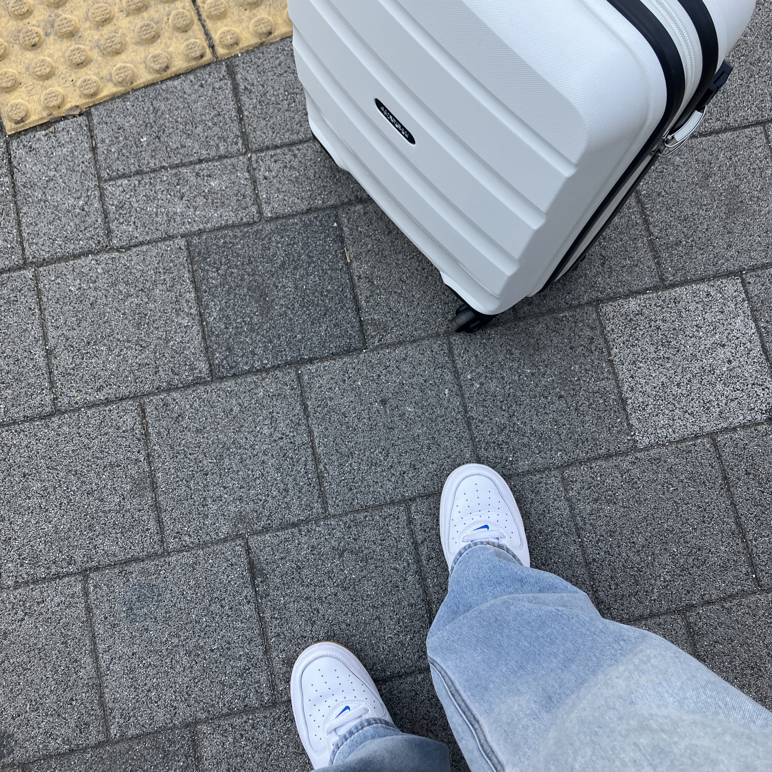 Nike Air Force 1 Low Retro Color of the Month Varsity Royal, Wooyoungmi Back Logo Sweatshirt Grey - 23FW 착용 스타일 - 4