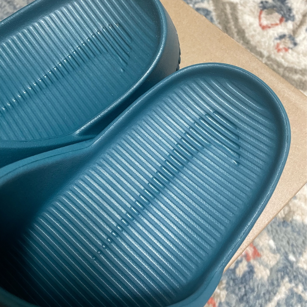 Nike Calm Slide Geode Teal 착용 스타일 - 3