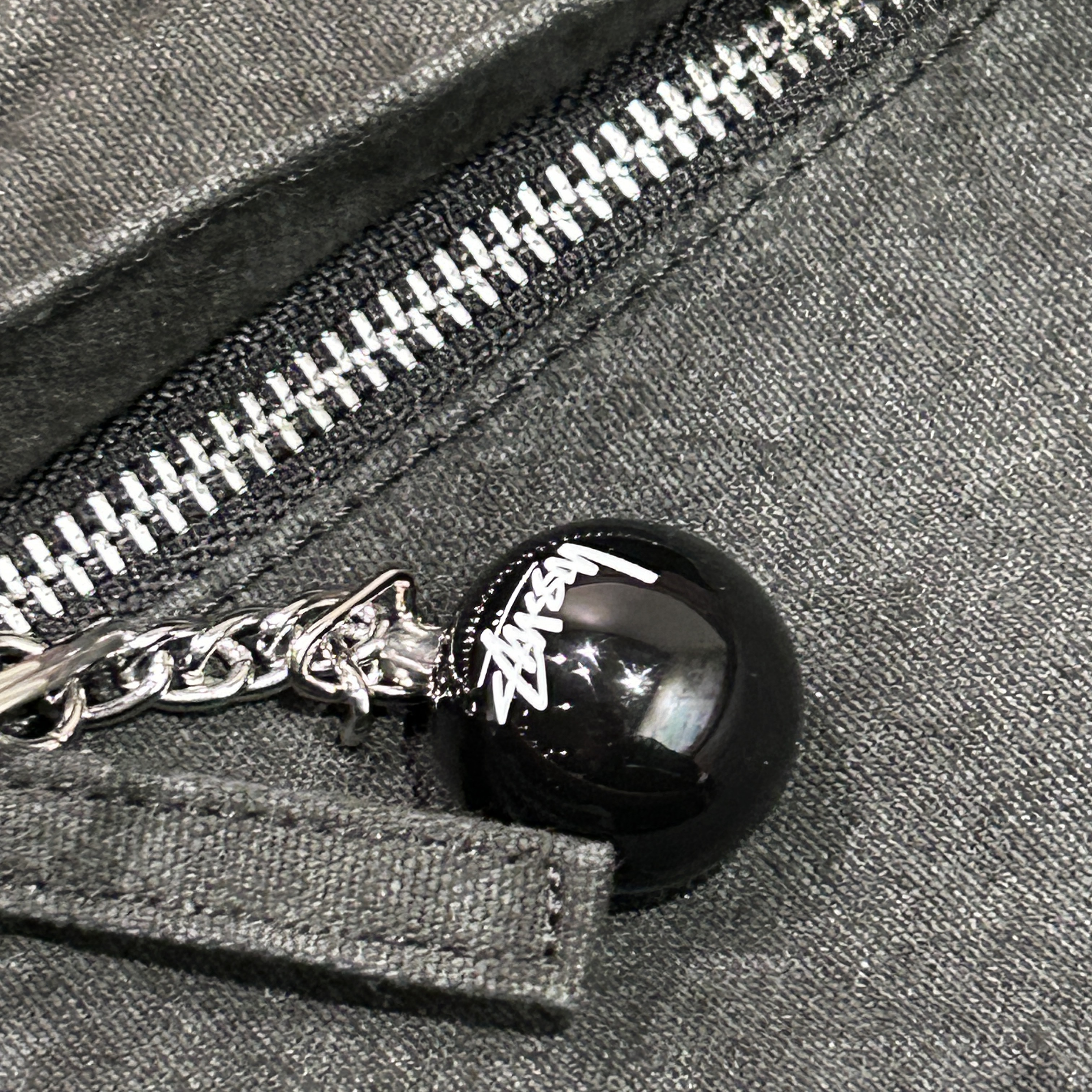 Stussy 8 Ball Keychain Black, Stussy Canvas Backpack Washed Black 착용 스타일