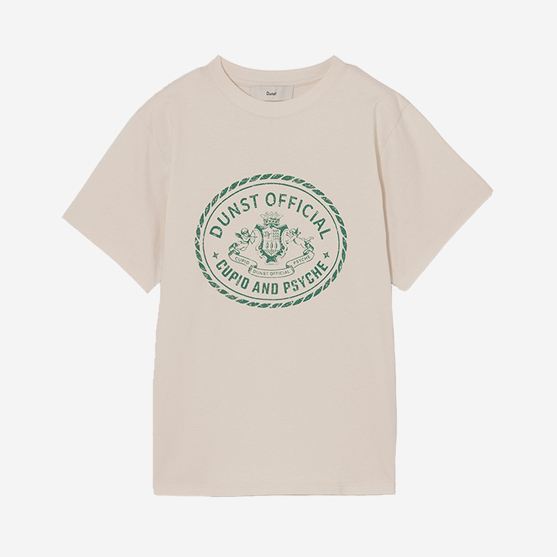 Dunst Unisex Cupid Campus T-Shirt Cream 상세 이미지 1