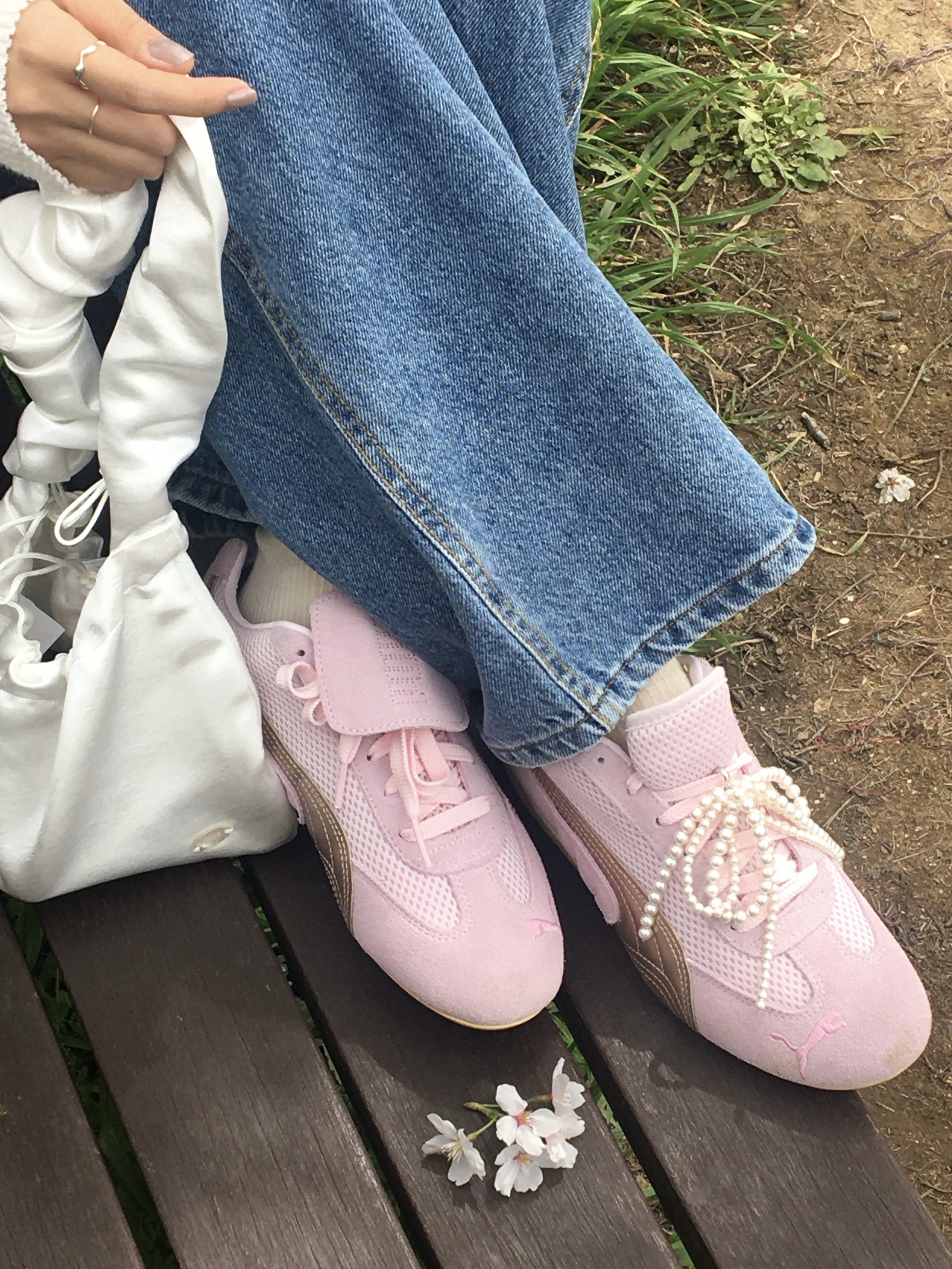 Puma x Open Yy Speedcat Whisp of Pink Chamomile 착용 스타일 - 5
