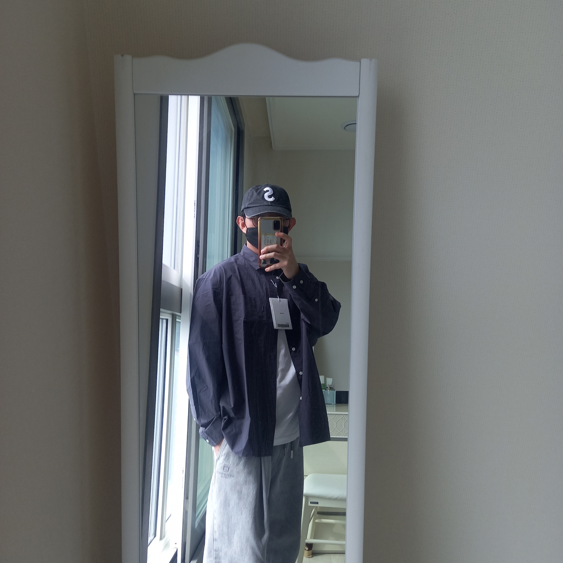 Pottery Comfort Shirt Navy, Supreme Pigment Canvas S Logo 6-Panel Black - 23SS 착용 스타일 - 2