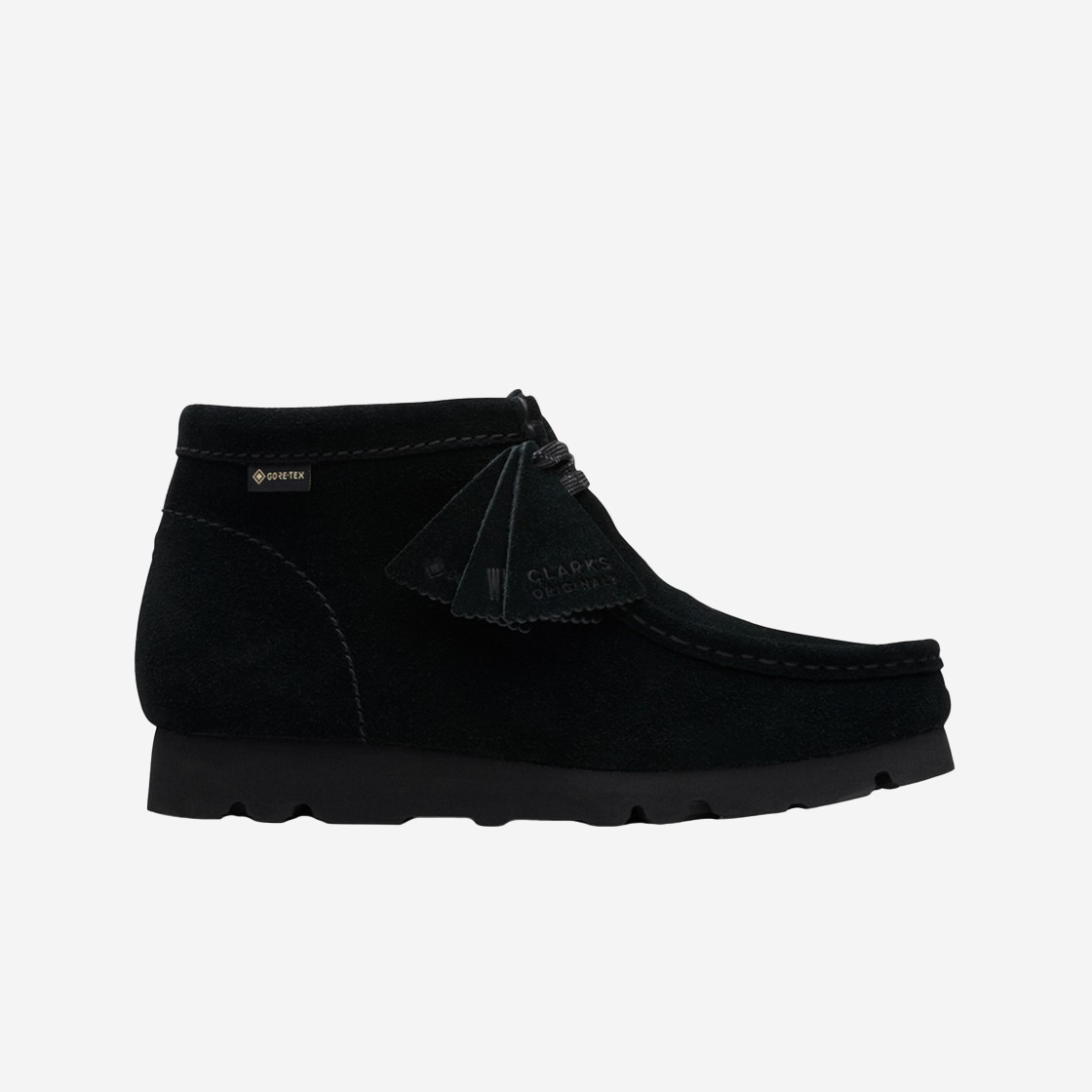 Clarks Women Wallabee Boot GTX Black 상세 이미지 1