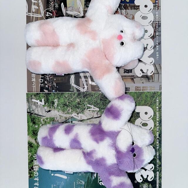 Lelbobrown Oversize Keyring Marbling Purple, Lelbobrown Oversize Keyring Marbling Pink 착용 스타일