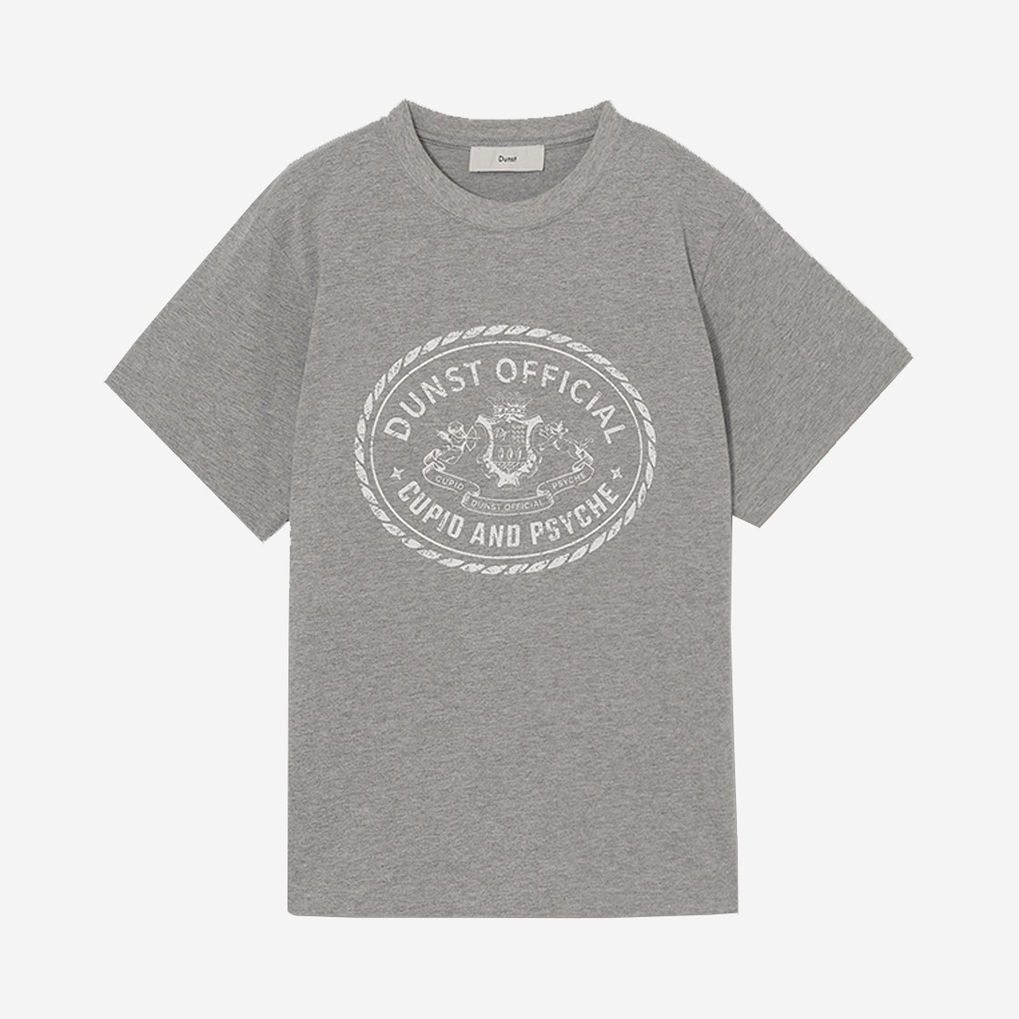 Dunst Unisex Cupid Campus T-Shirt Melange Grey 상세 이미지 1