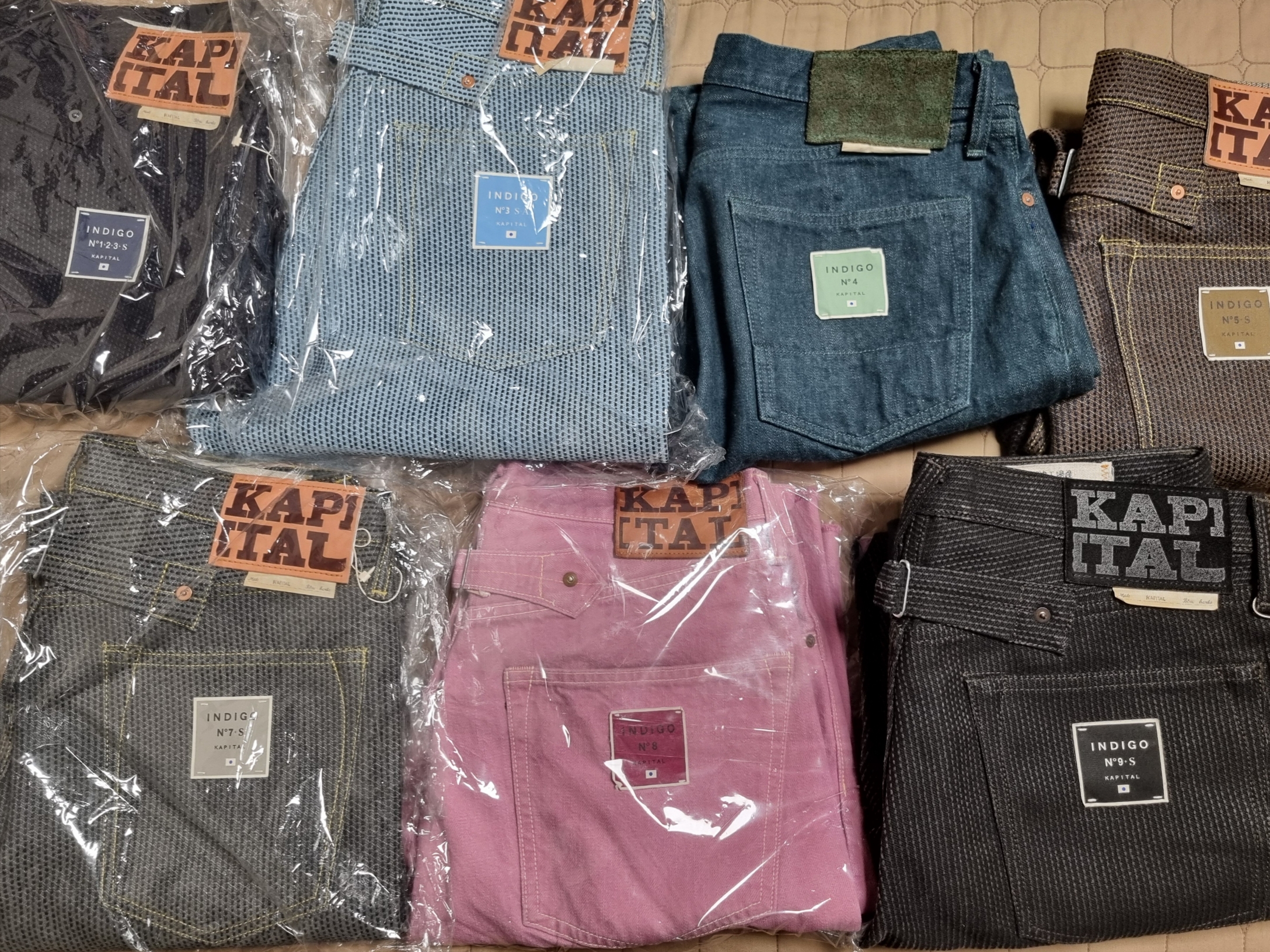 Kapital Century Denim 5P Monkey Cisco No.7 N7S Charcoal Indigo 착용 스타일