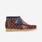 Clarks Women Wallabee Boot Paisley Brick