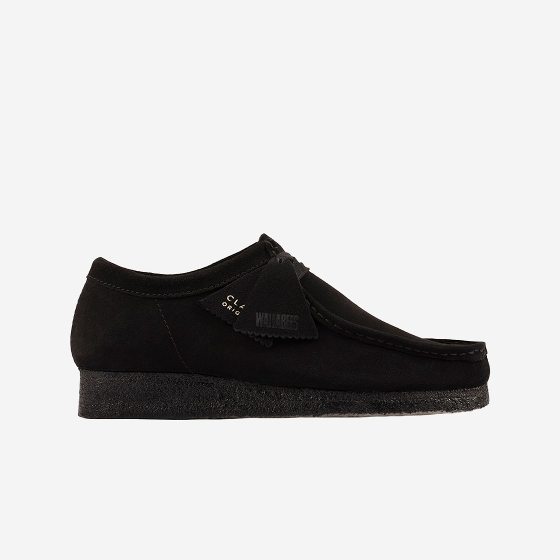 Clarks Women Wallabee Suede Black 상세 이미지 1