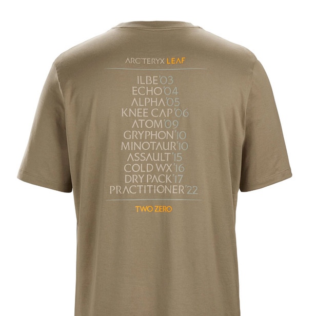Arc'teryx Leaf 20th Anniversary Charlie Mike T-Shirt Crocodile 착용 스타일