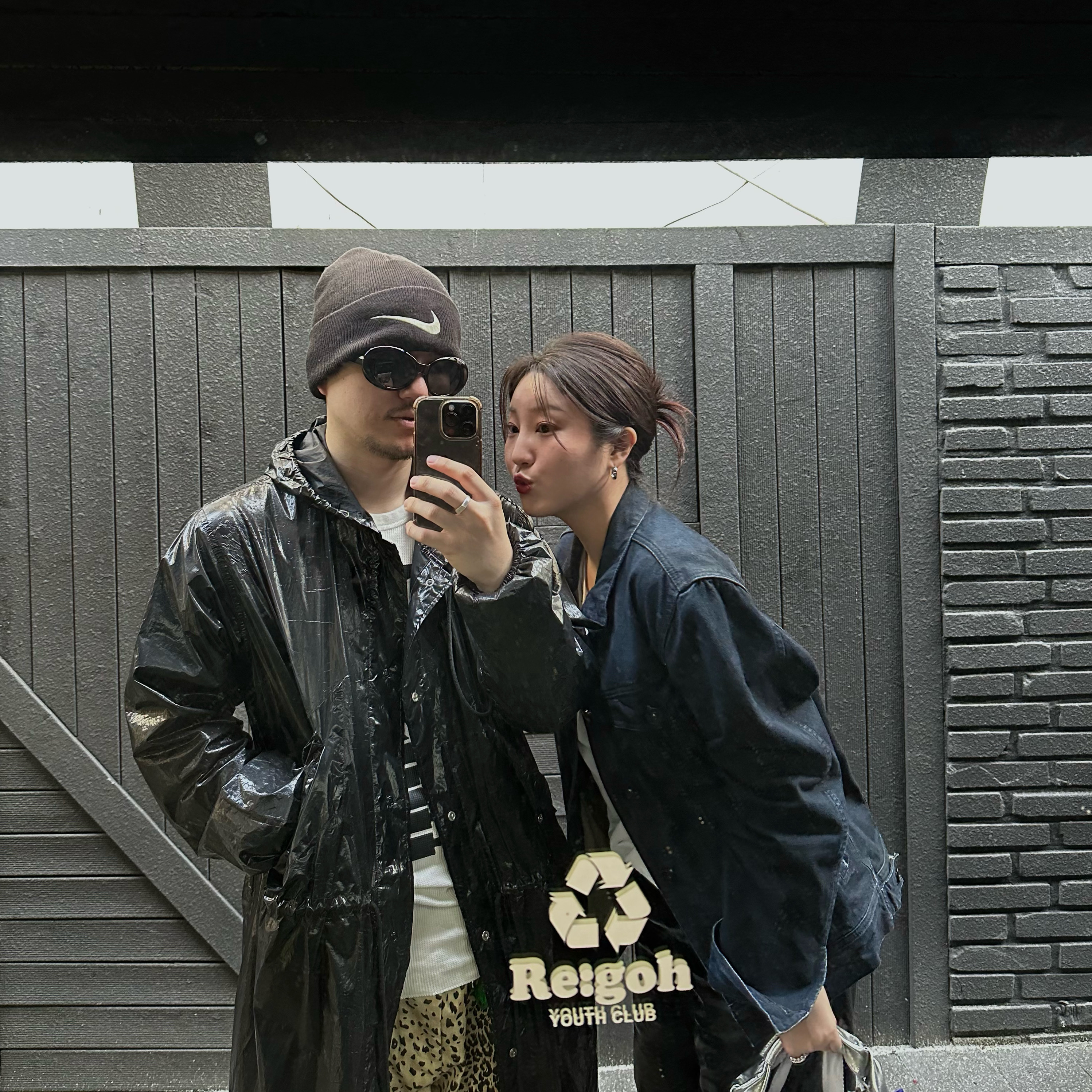 Nike x Stussy NRG Cuffed Beanie Black 착용 스타일