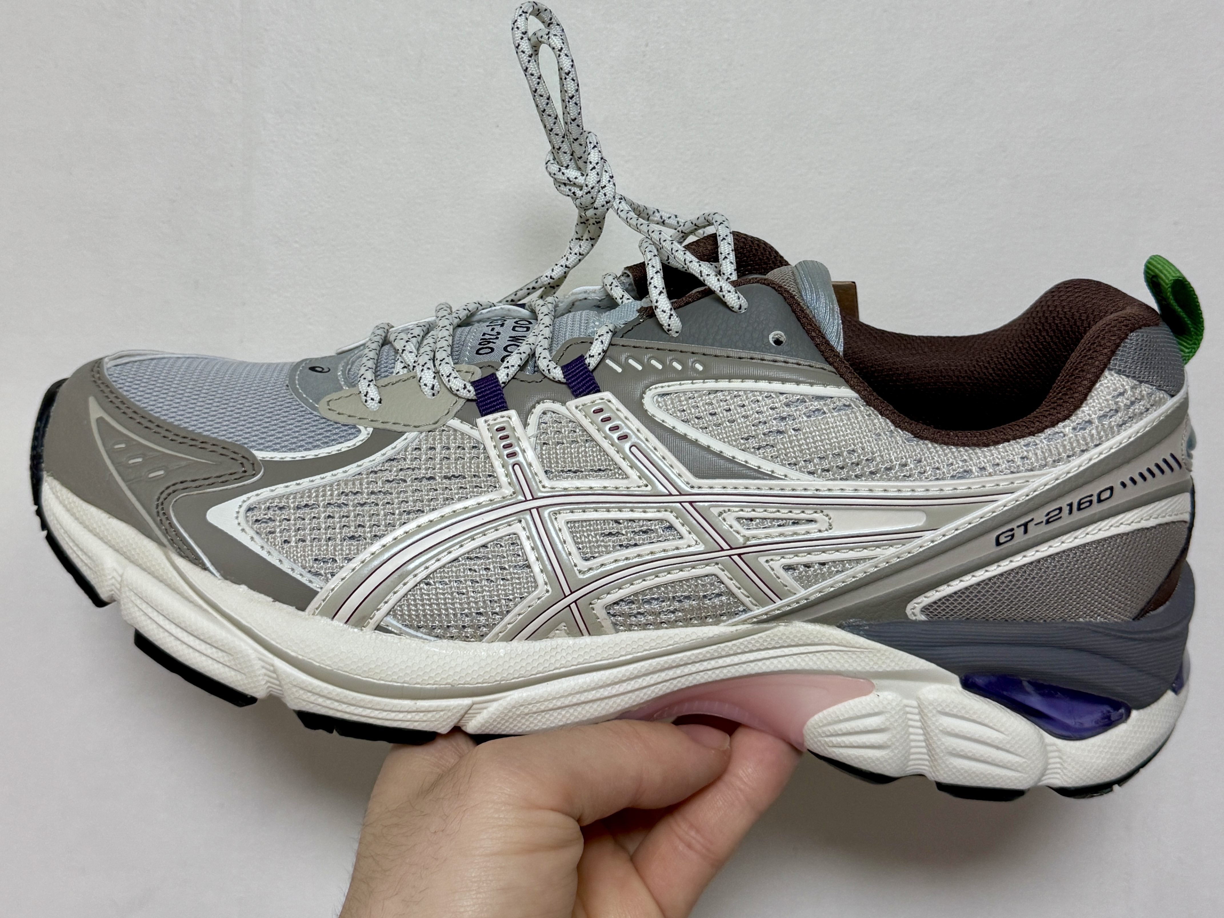 Asics x Wood Wood GT-2160 Cream Oatmeal 착용 스타일