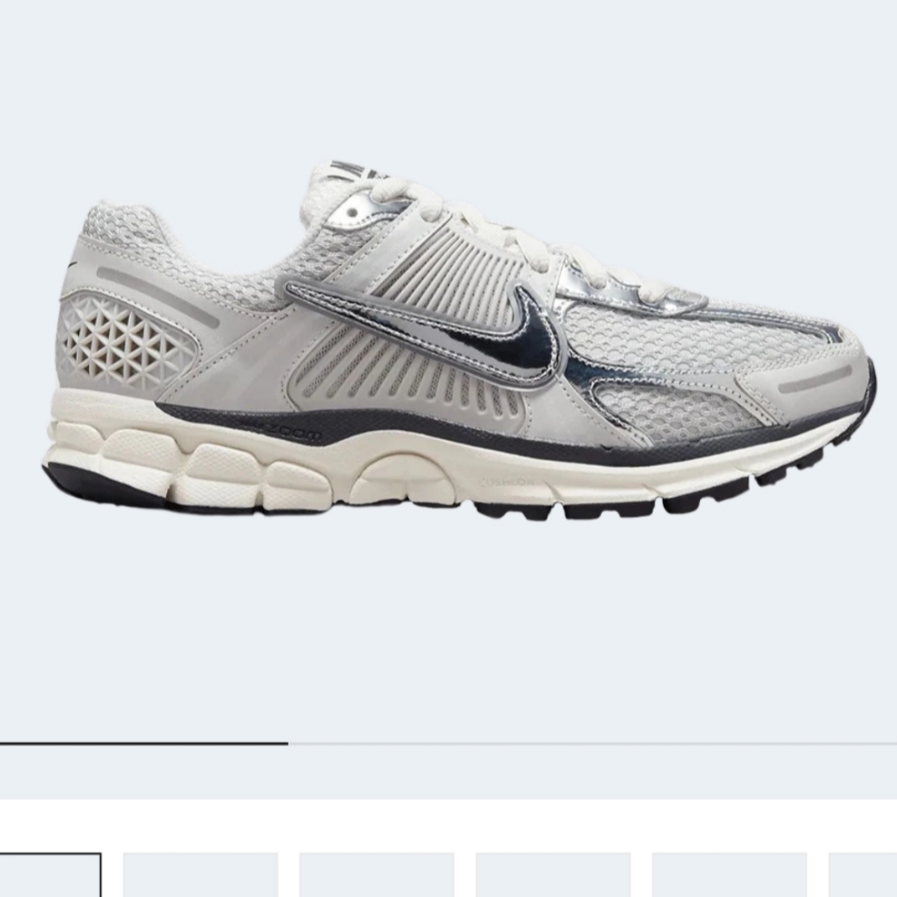 (W) Nike Zoom Vomero 5 Photon Dust and Metallic Silver 착용 스타일