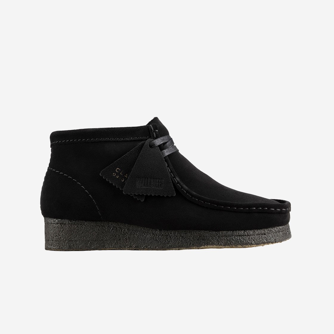 Clakrs Women Wallabee Boot Suede Black 상세 이미지 1