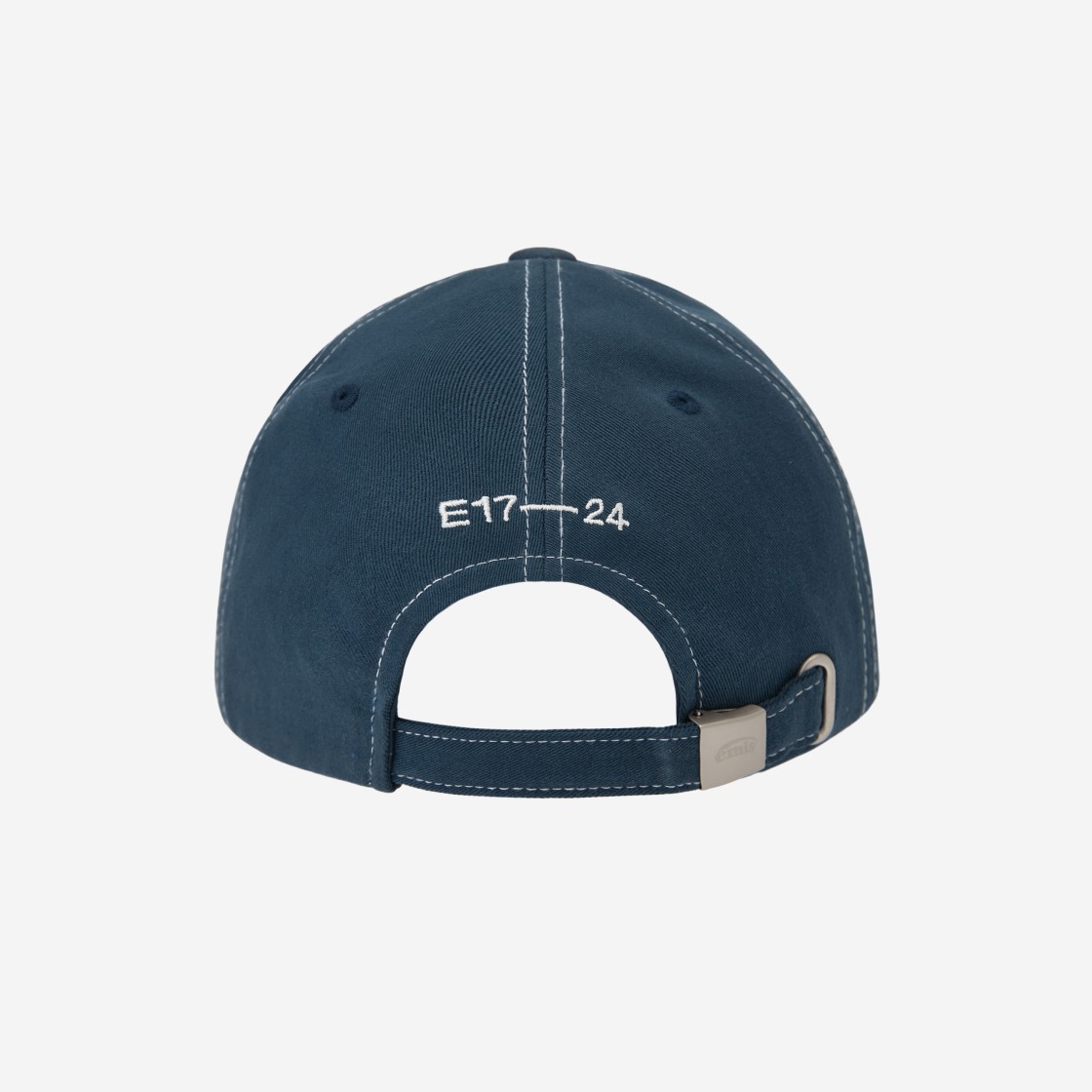 Emis White Stitch Ball Cap Navy 상세 이미지 3