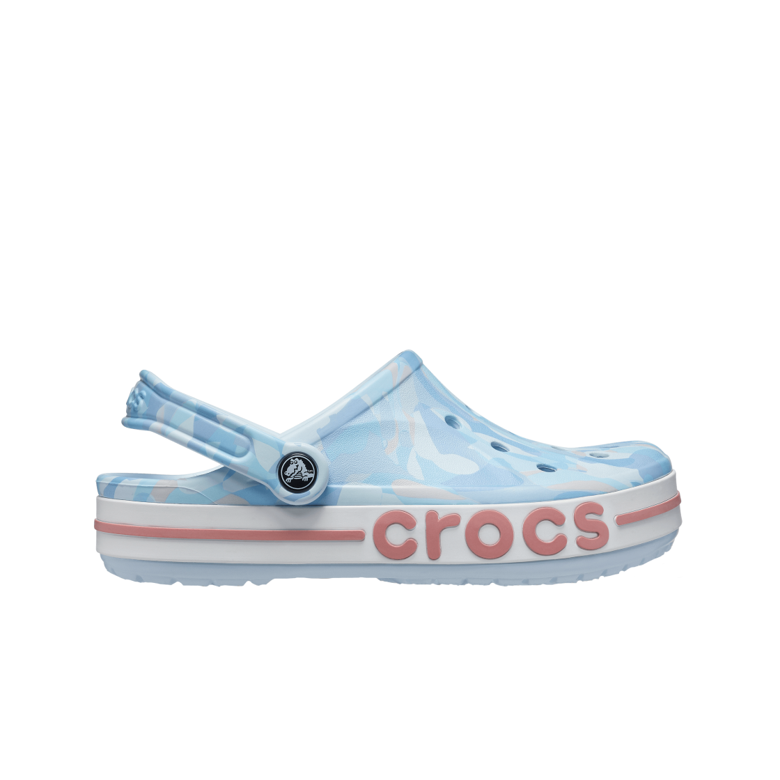 크록스 바야밴드 버블 카모 클로그 미네랄 블루(Crocs Bayaband Bubble Camo Clog Mineral Blue)