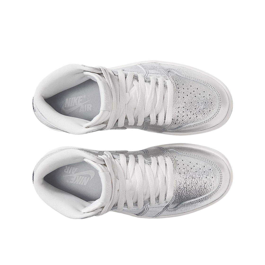 (W) 조던 1 레트로 하이 OG 메탈릭 실버 세일((W) Jordan 1 Retro High OG Metallic Silver Sail) - 2