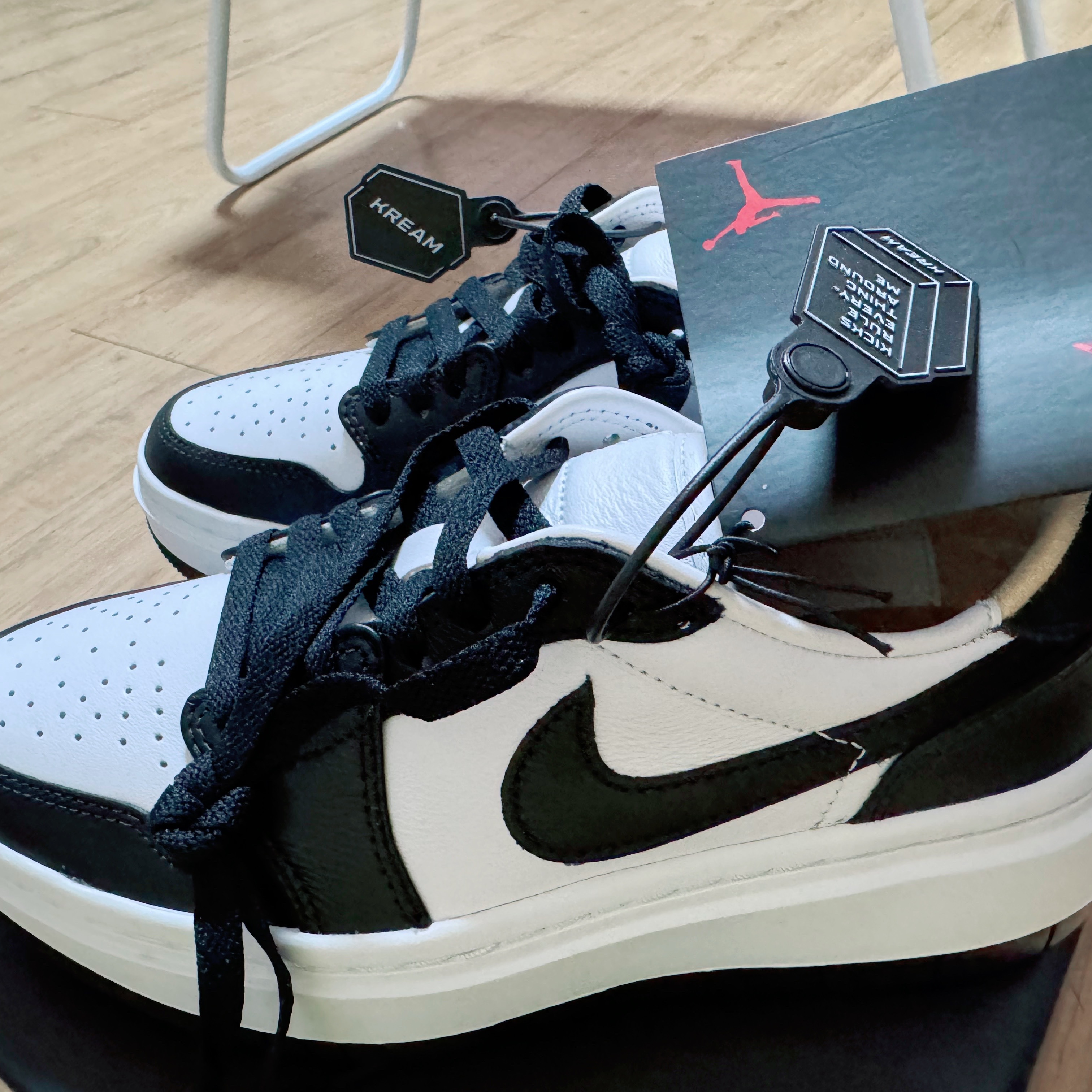 (W) Jordan 1 Elevate Low White Black 착용 스타일