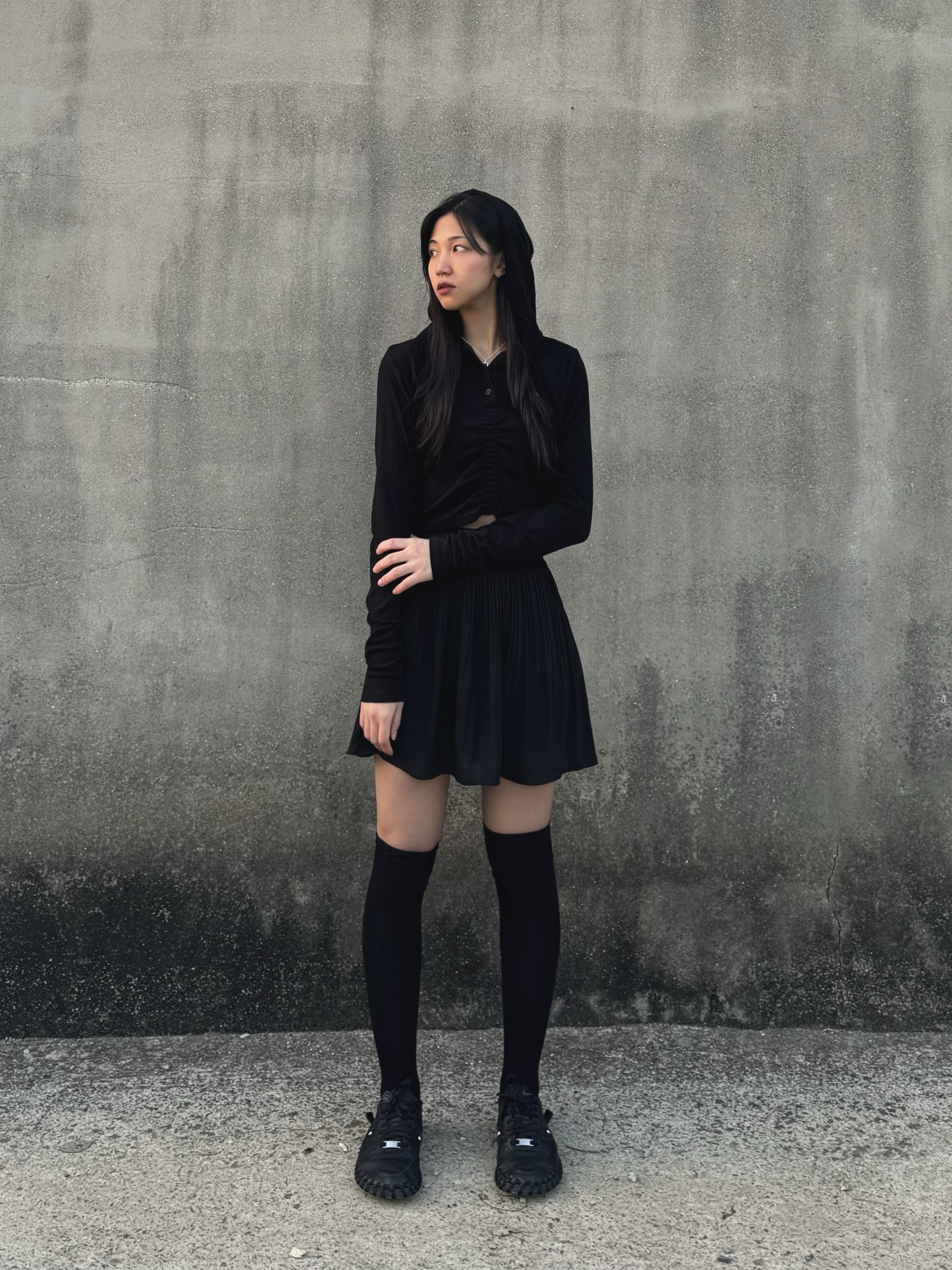 Nike x Jacquemus J Force 1 Low LX SP Black 착용 스타일