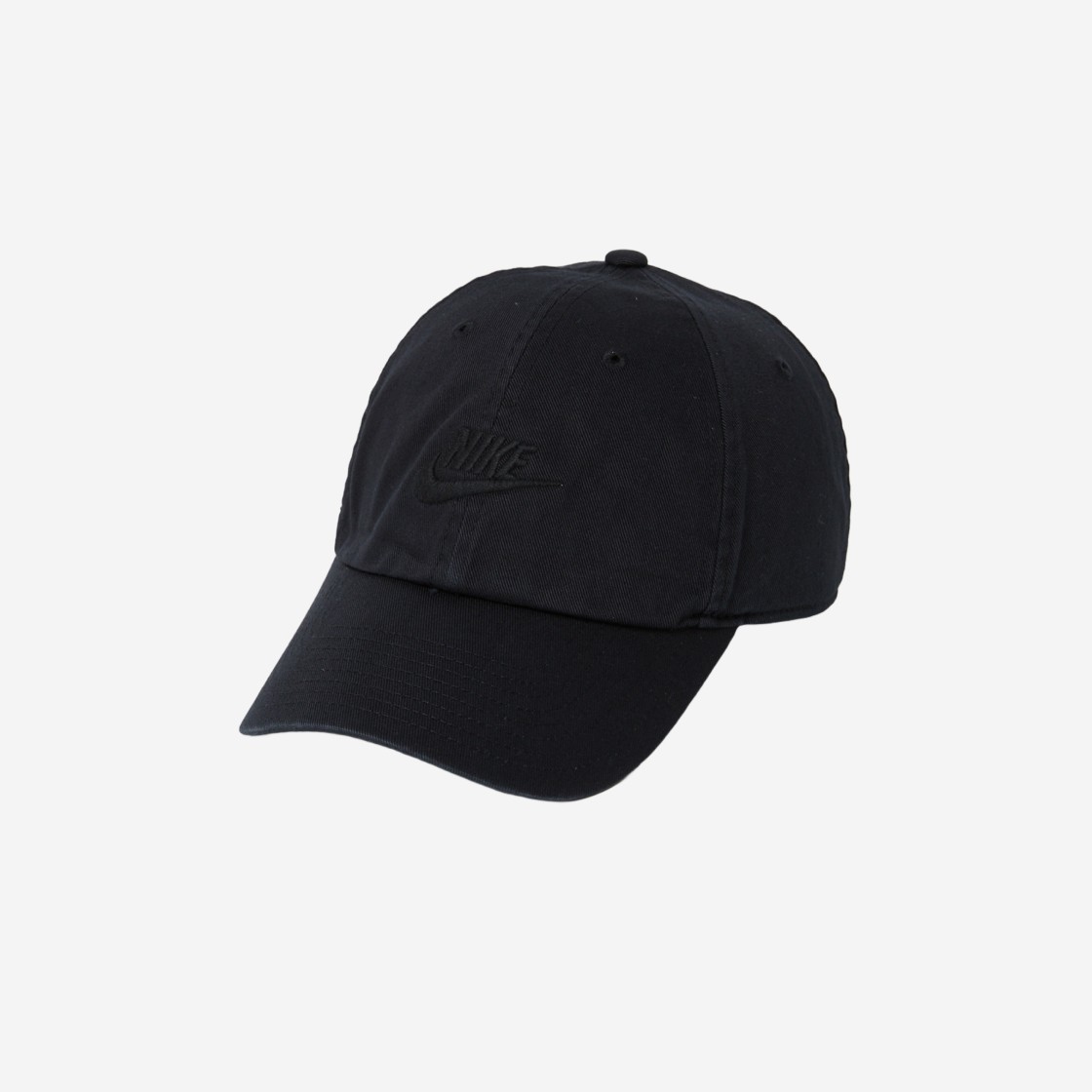 Nike Club Unstructured Futura Washed Cap Black 상세 이미지 1