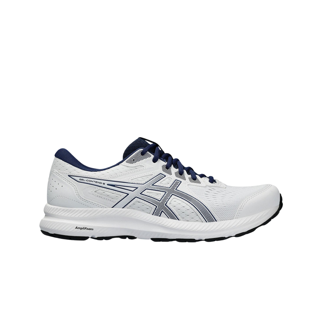 1011B492-104 Asics Gel-Contend 8 White Blue Expanse