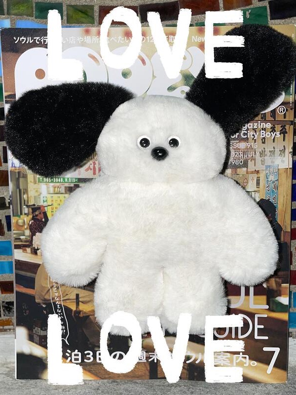 Lelbobrown Puppy Keyring Love 착용 스타일