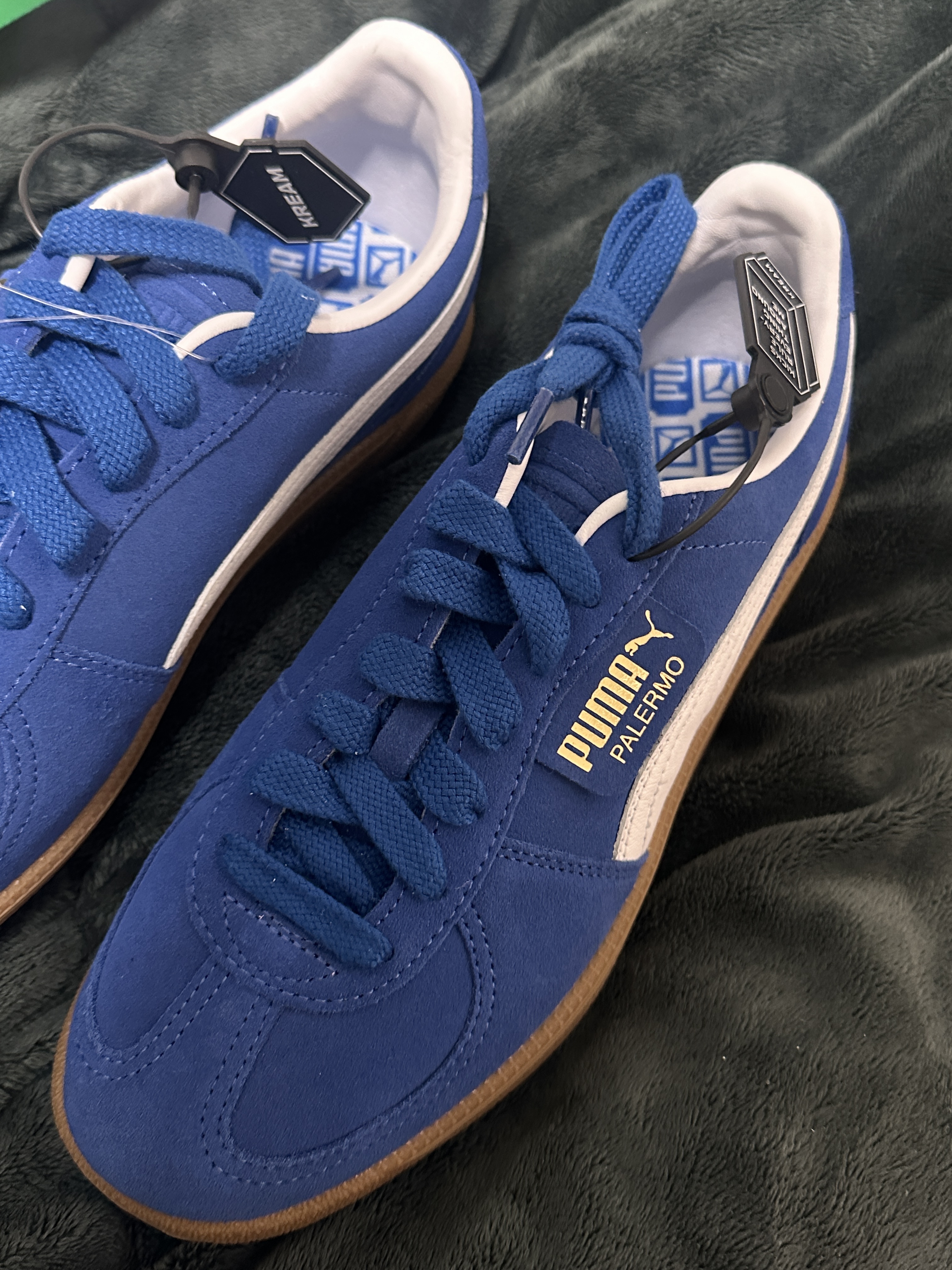 Puma Palermo Cobalt Glaze White 착용 스타일