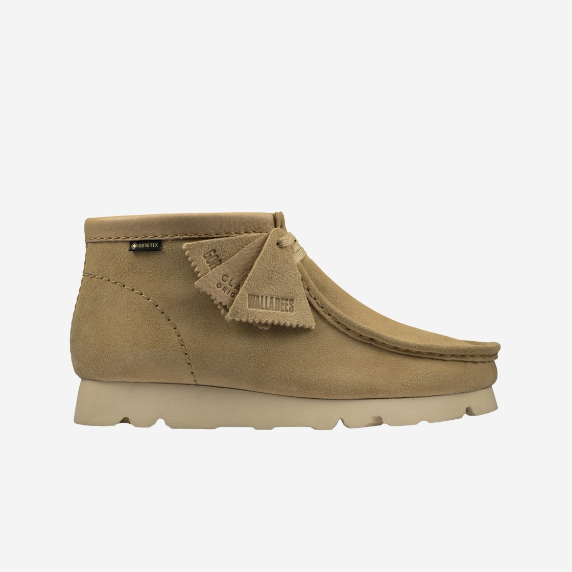 Clarks Women Wallabee Boot GTX Suede Maple 상세 이미지 1