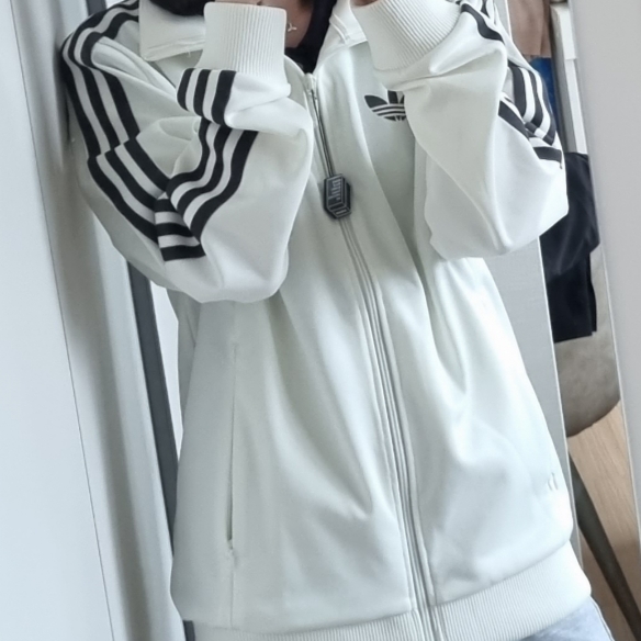 Adidas German Beckenbauer Track Top Off White - KR Sizing 착용 스타일
