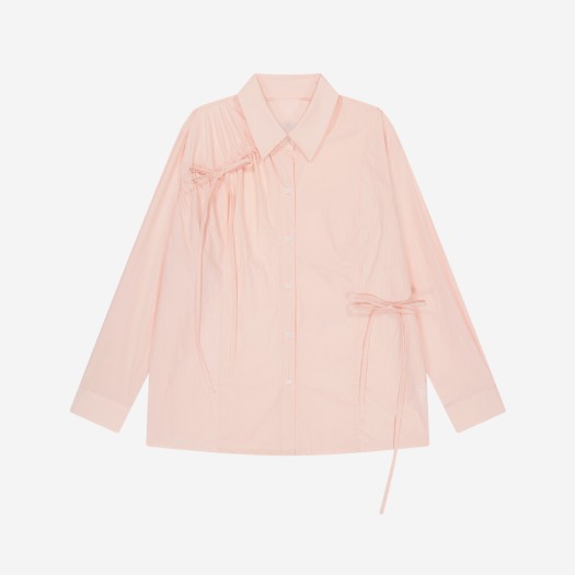 마가린핑거스 리본 드로우 셔츠 라이트 핑크
