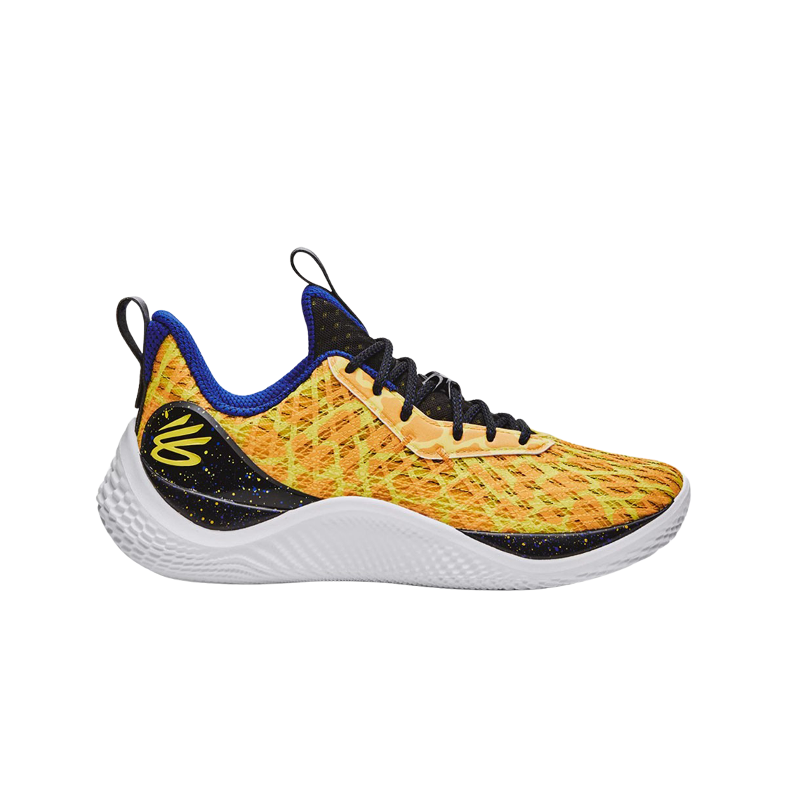 언더아머 커리 플로우 10 더블 뱅 스틸타운 골드 블랙(Under Armour Curry Flow 10 Double Bang Steeltown Gold Black)