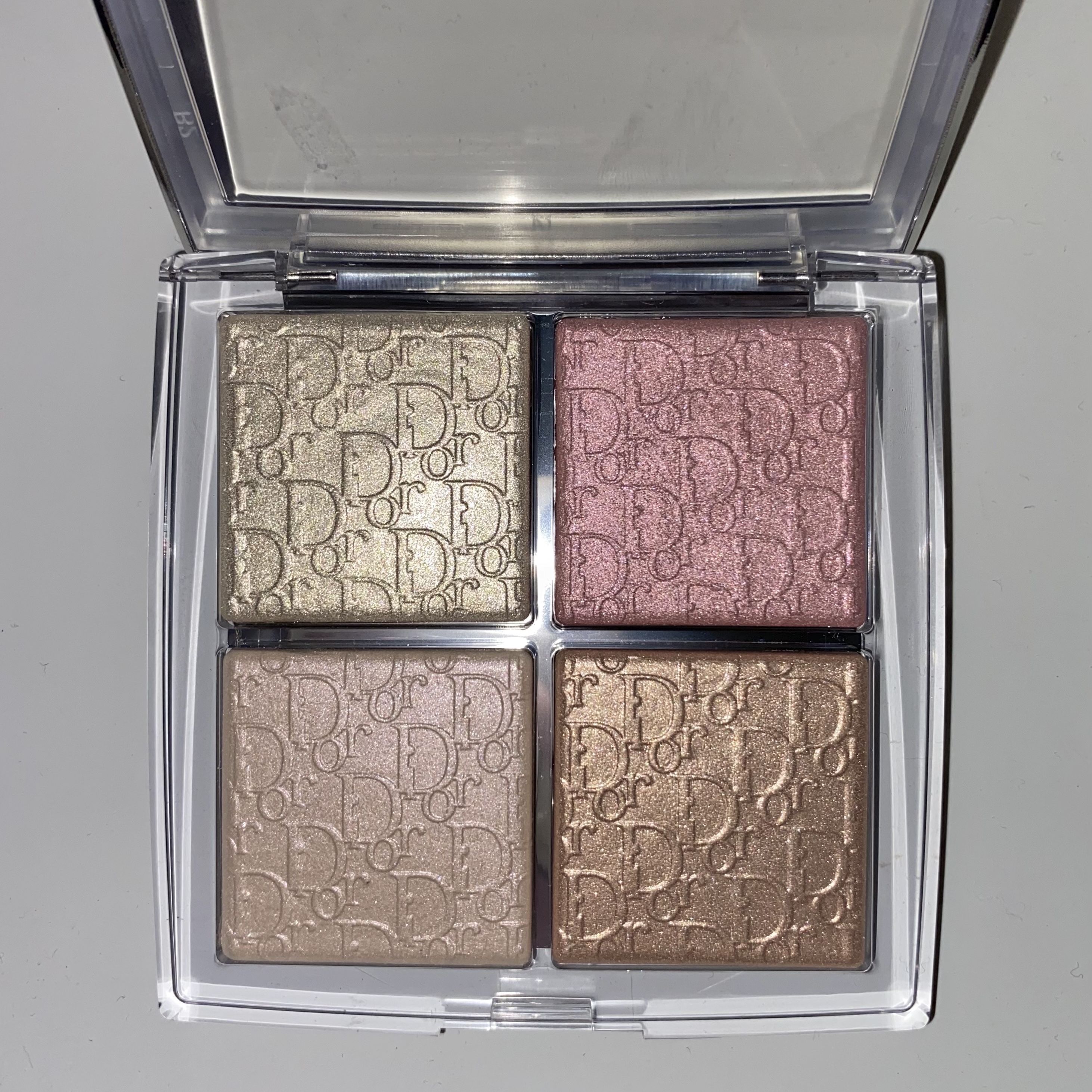 Dior Backstage Glow Face Palette 004 Rose Gold 착용 스타일