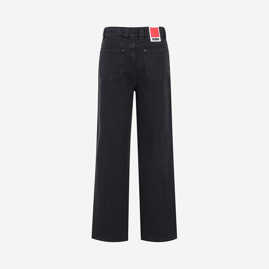 032c 뉴 클래식 와이드 레그 진 워시드 블랙(032c New Classic Wide Leg Jean Washed Black) - 2