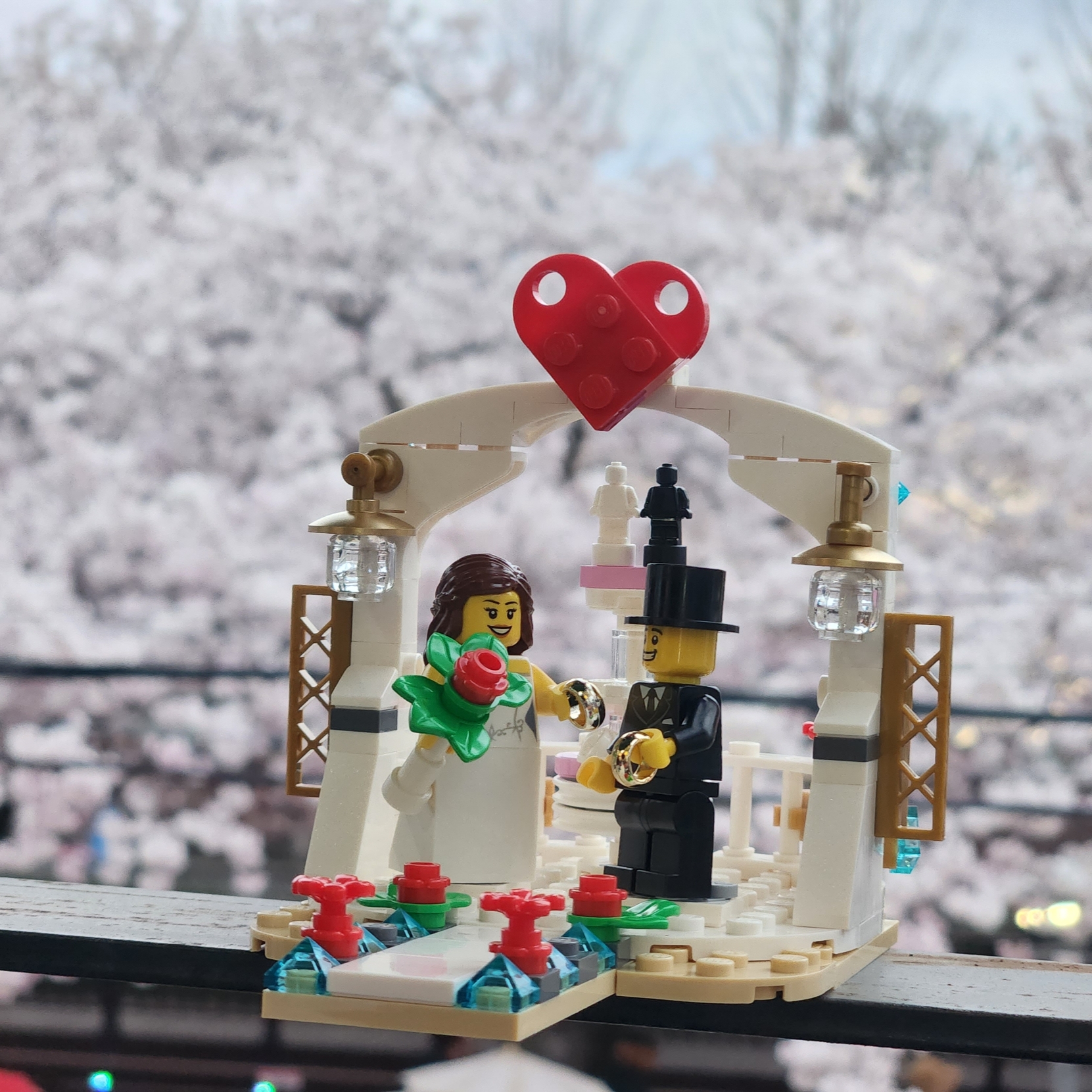 Lego Wedding Favor Set 착용 스타일