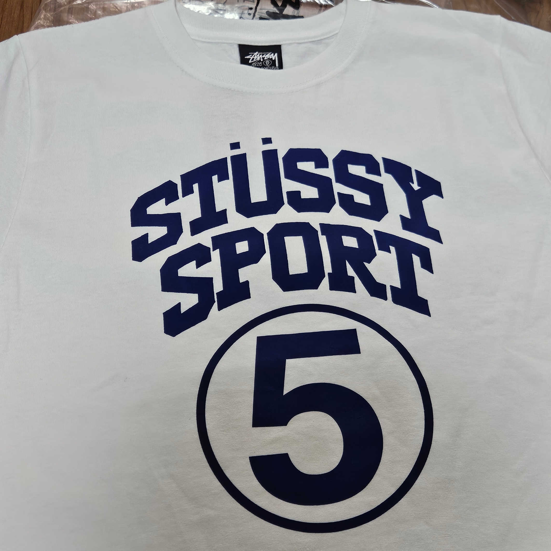 Stussy 5 Sport T-Shirt White 착용 스타일