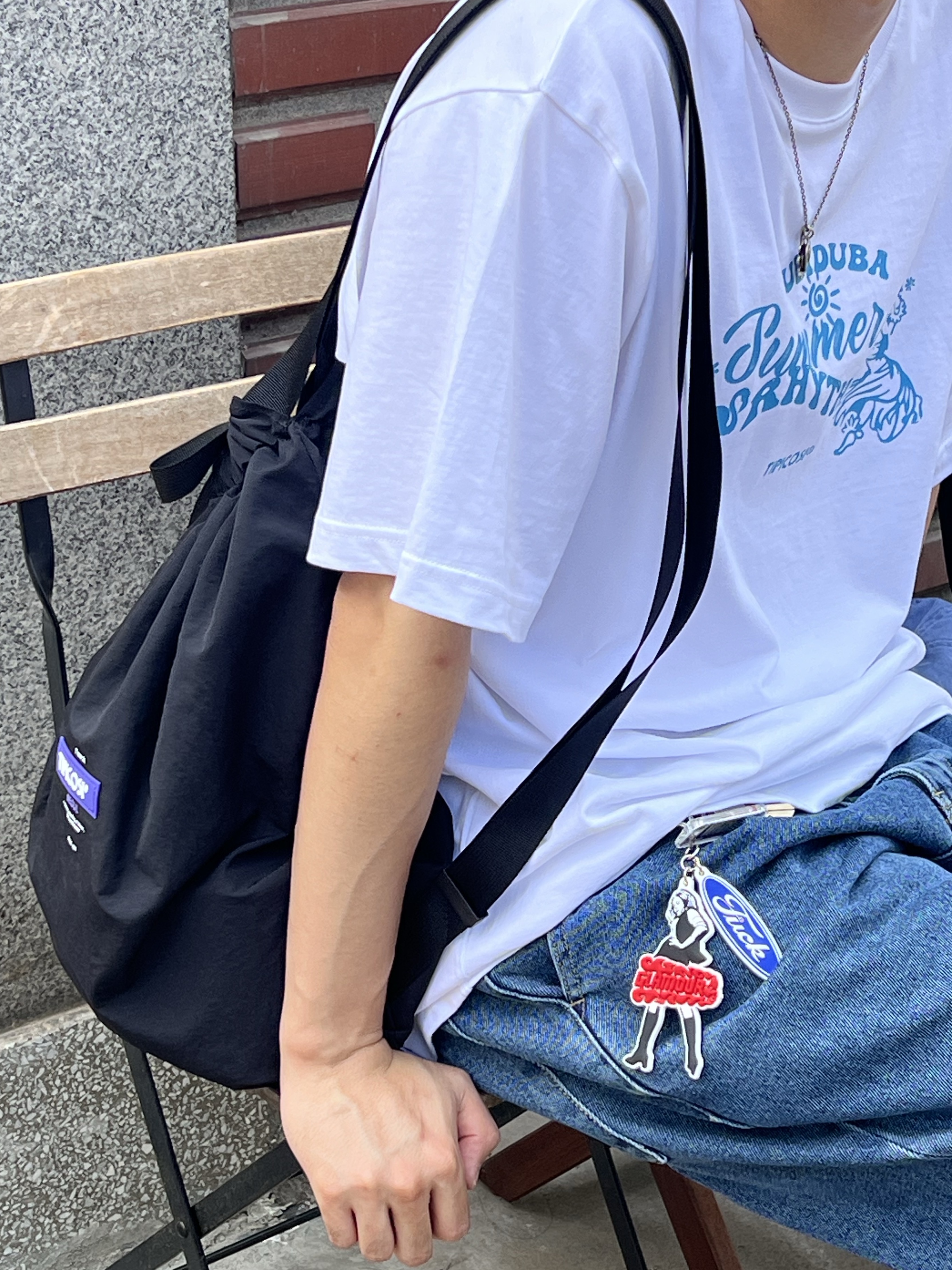 Salomon XT-4 White Lunar Rock, Hysteric Glamour Vixen Girl Key Holder Multi 착용 스타일 - 2