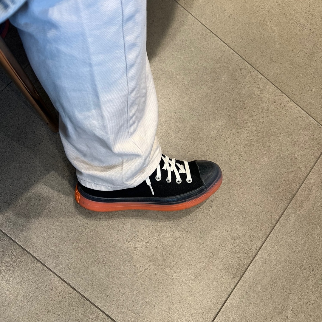 Converse Chuck Taylor All Star CX High Black Wild Mango 착용 스타일