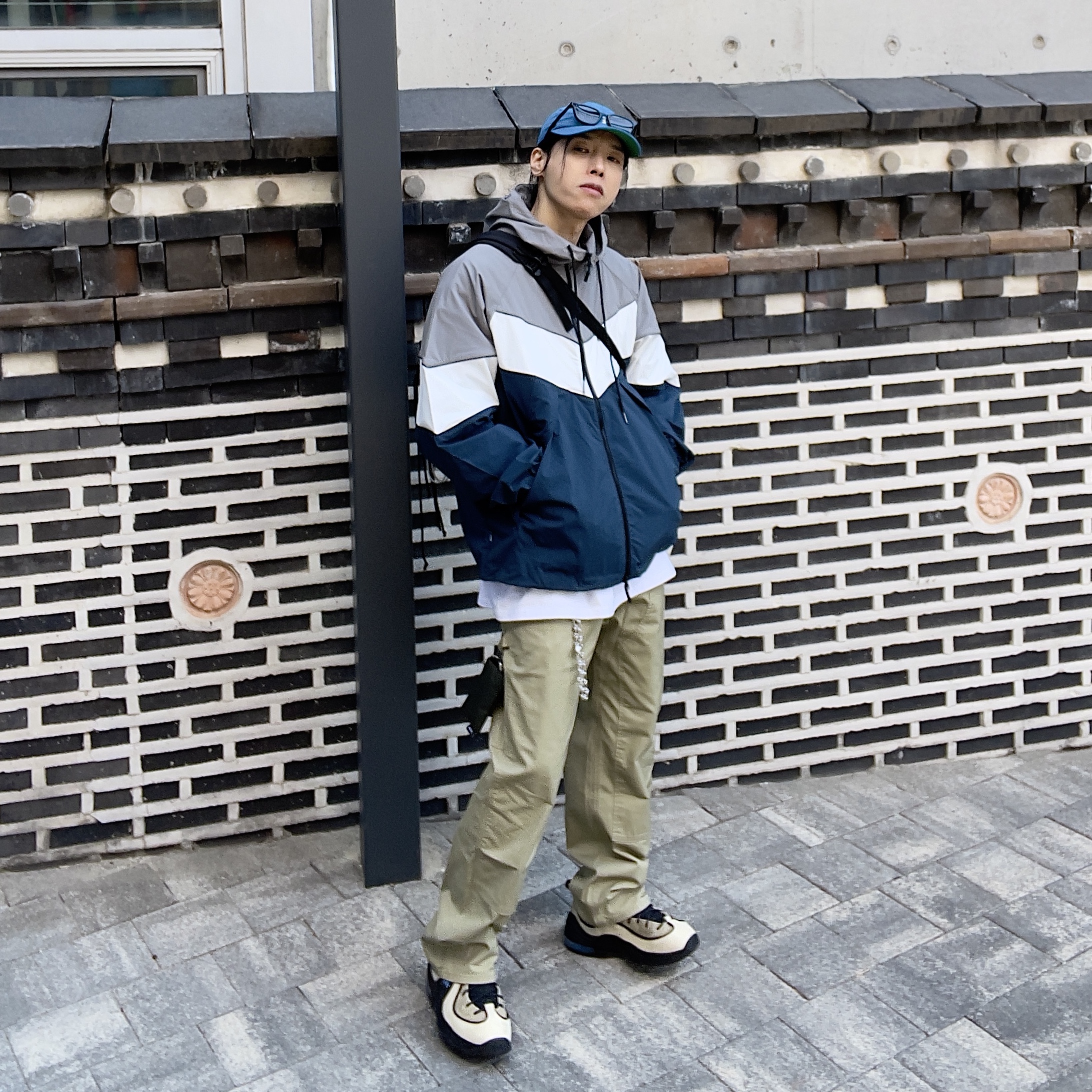 Nike x Stussy Air Penny II Rattan and Limestone, Supreme Webbing Keychain Black - 23SS 착용 스타일 - 4