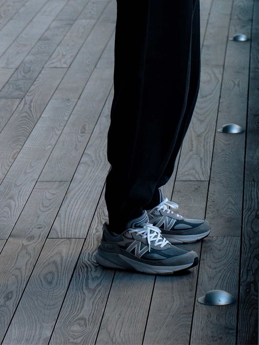 New Balance 990v6 Made in USA Grey - D Standard, Gucci Horsebit 1955 Shoulder Bag Beige Ebony 착용 스타일 - 3