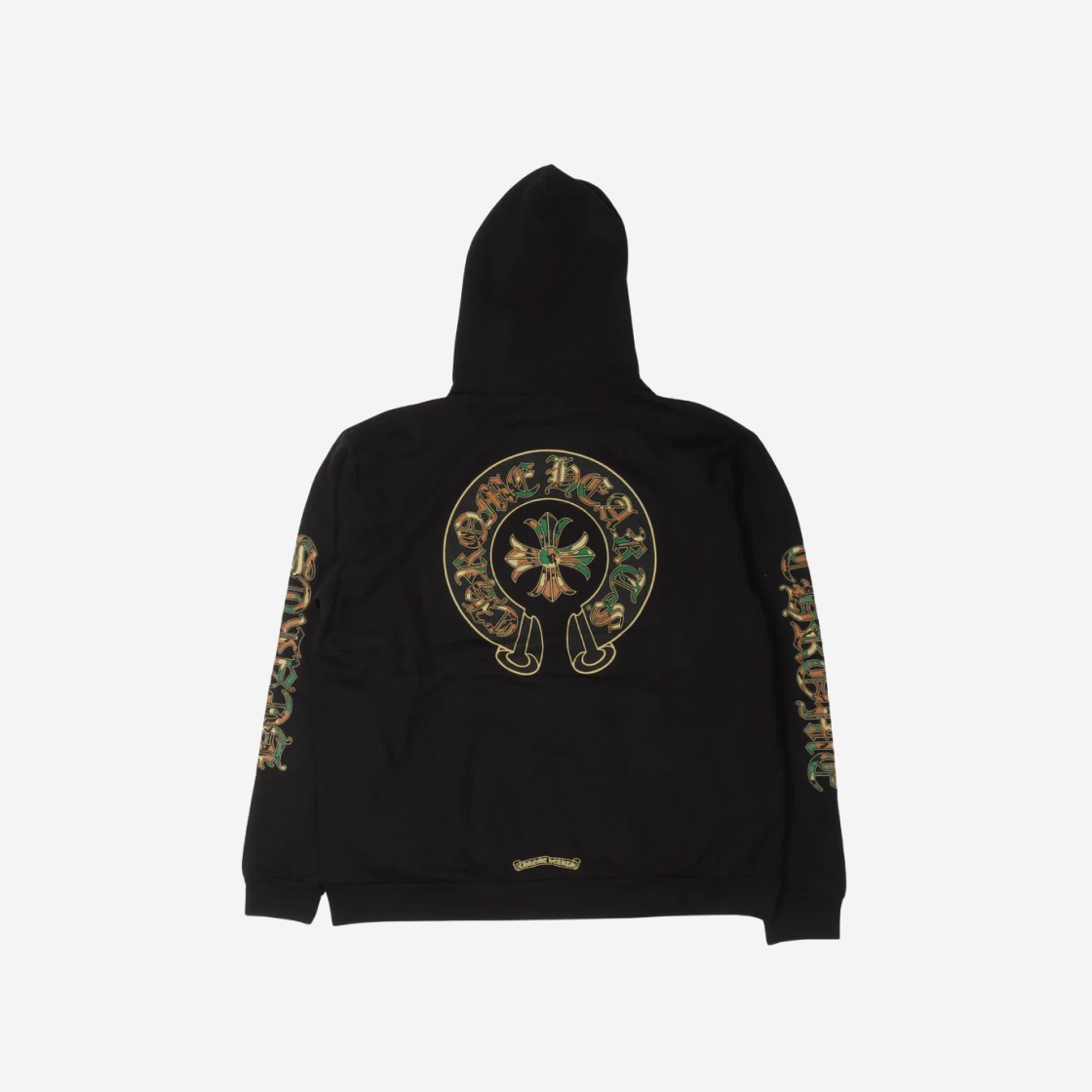 Chrome Hearts Camo Horseshoe Hoodie Black 상세 이미지 1