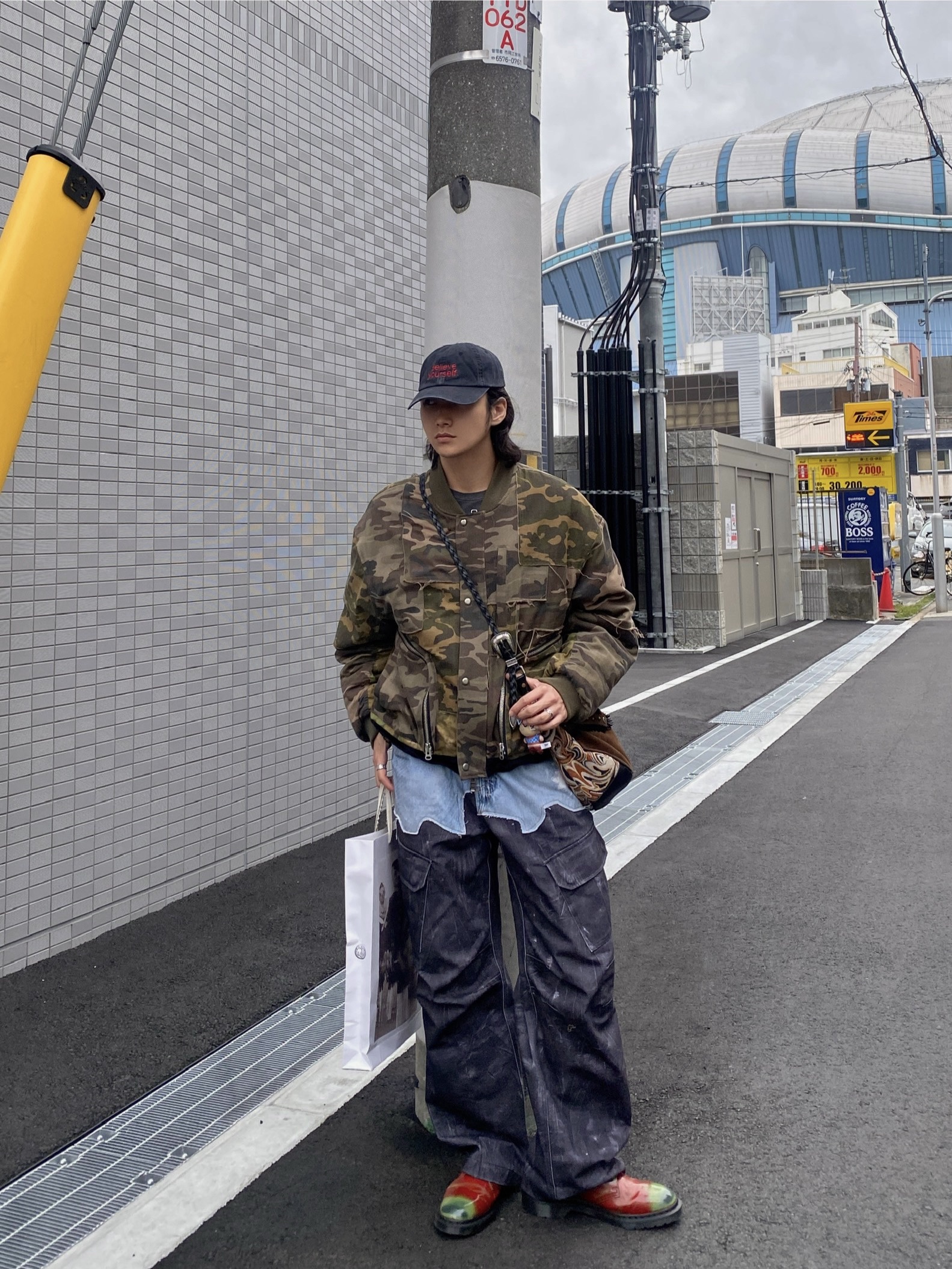 Dr. Martens x Supreme 1461 Multi 착용 스타일 - 3
