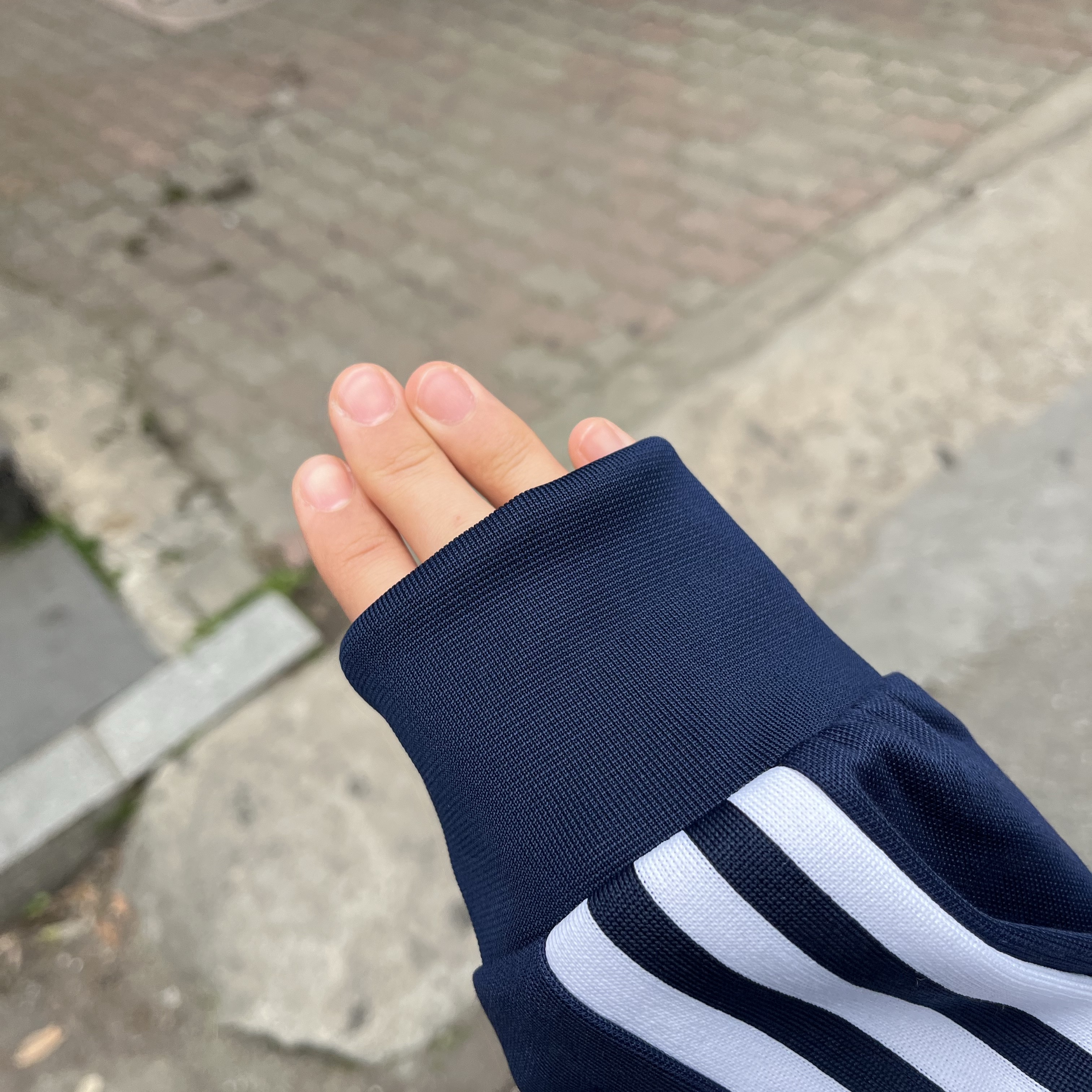 Adidas Adicolor Classic Beckenbauer Track Jacket Night Indigo - KR Sizing 착용 스타일 - 2
